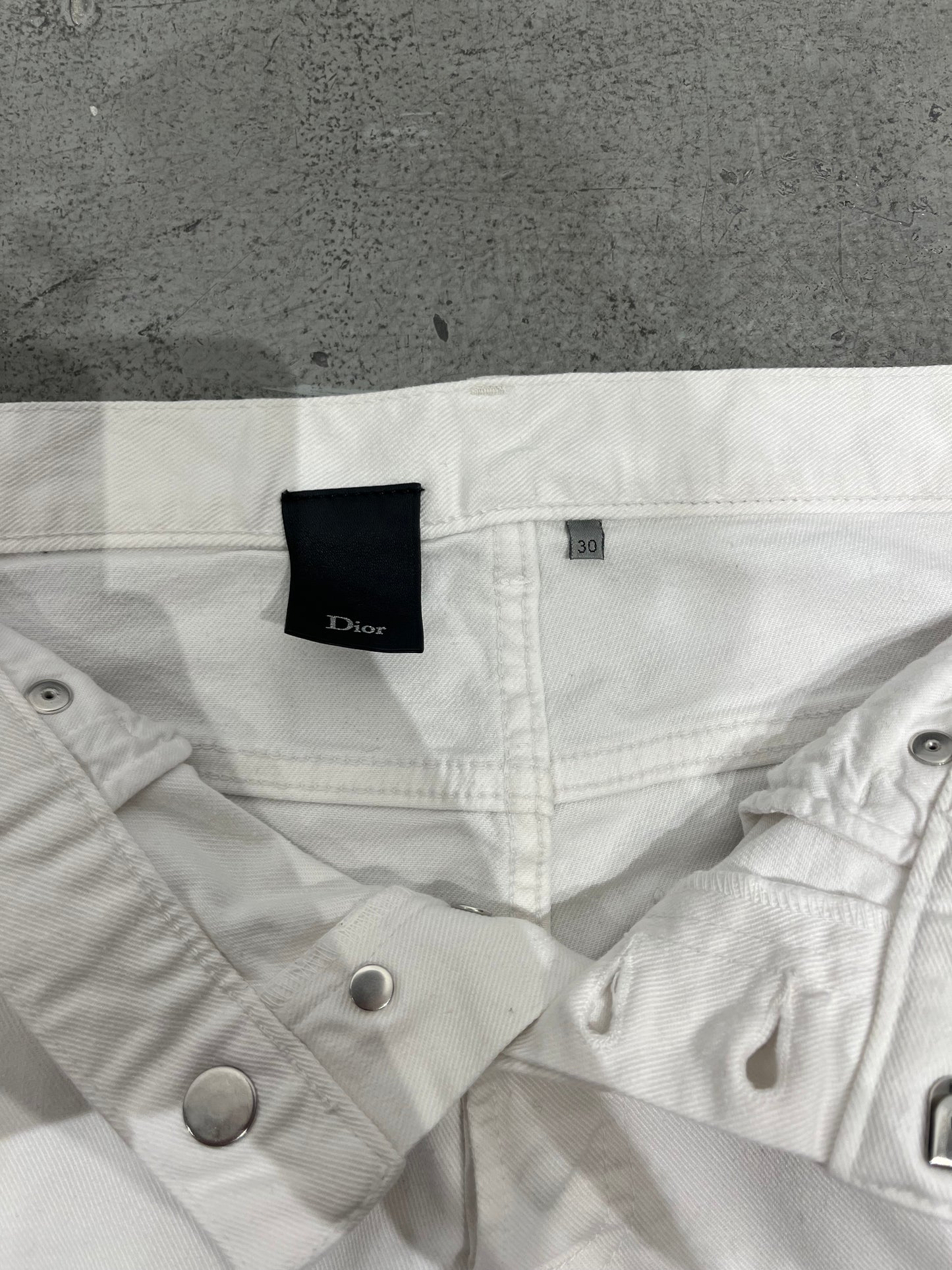 Dior Distressed Skinny Denim