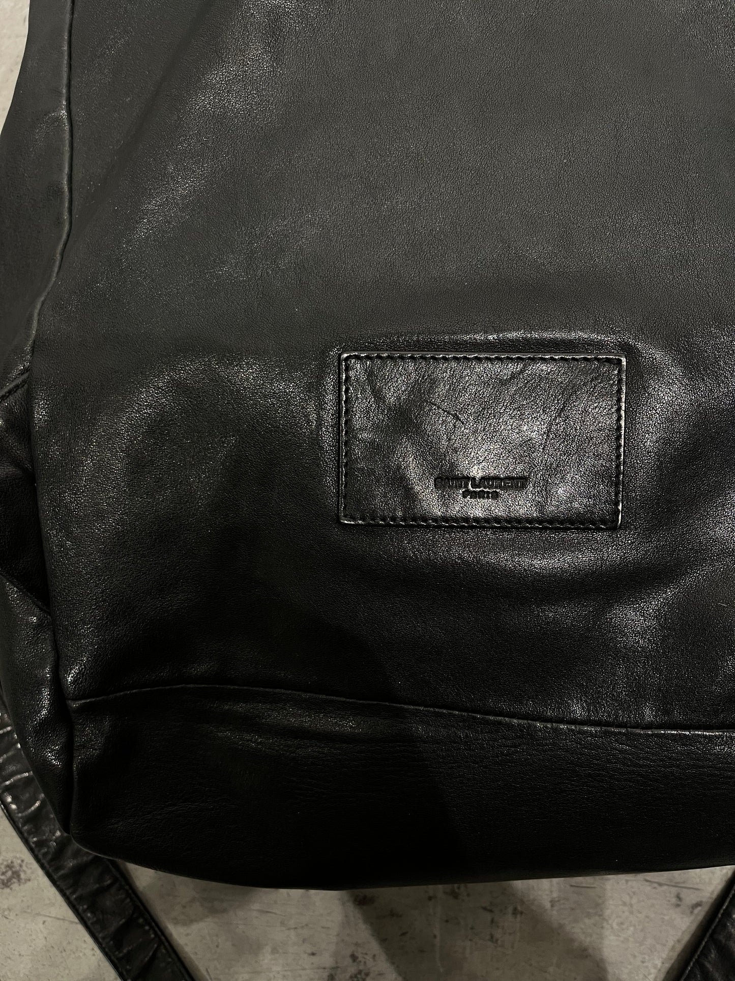 SAINT LAURENT FW15 By Hedi Slimane Leather Backpack