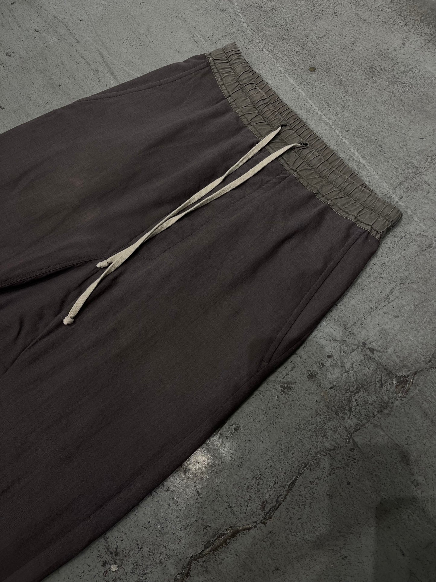 Rick Owens SS13 “Island” Cotton Drop Crotch Pants