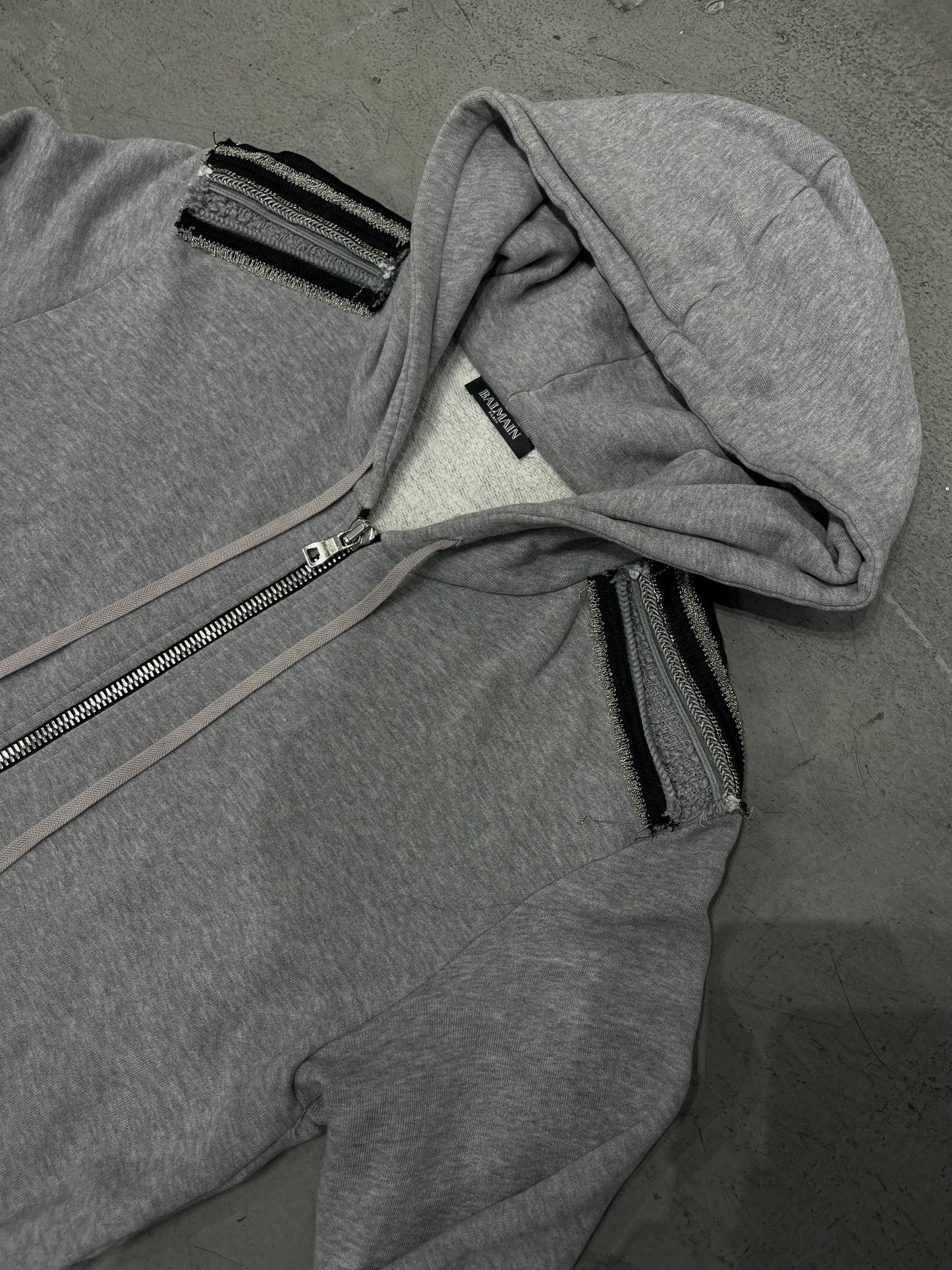 Balmain SS11 By Decarnin Embellished Chain Hoodie