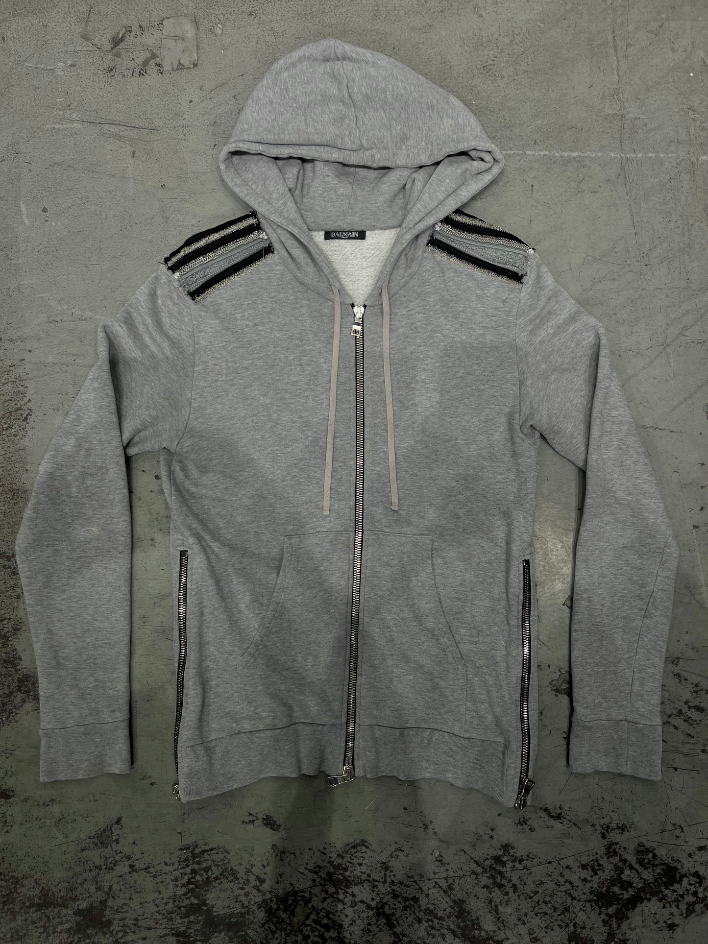 Balmain SS11 By Decarnin Embellished Chain Hoodie