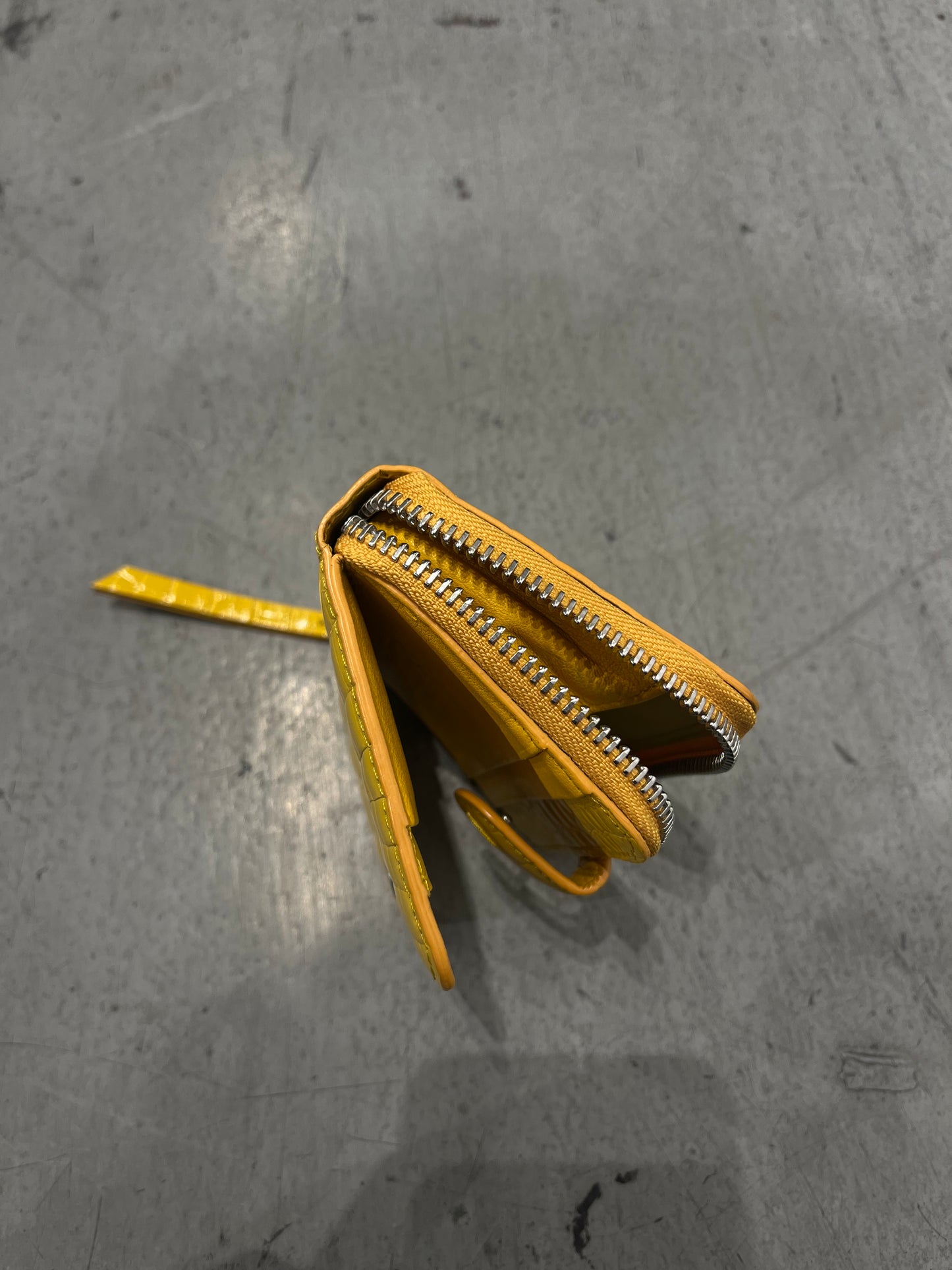 Maison Margiela Crocodile Embossed Leather Wallet