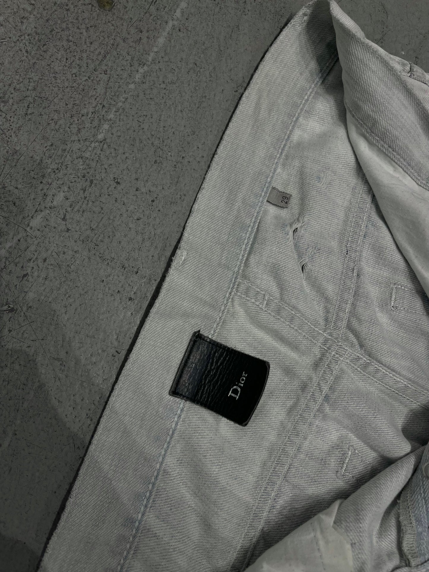 Dior SS06 Paint Denim