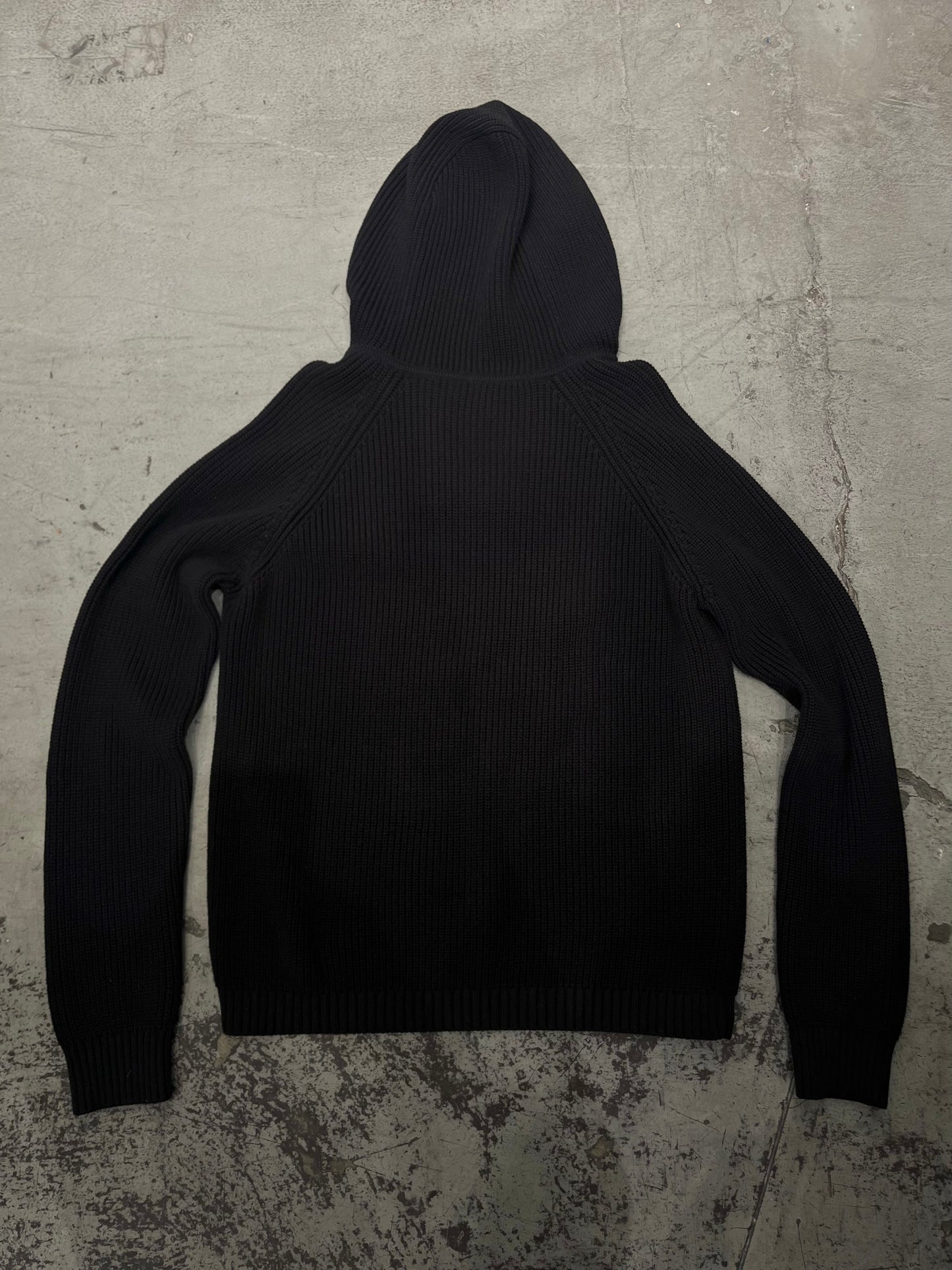 Saint Laurent FW18 Lace Knit Hoodie