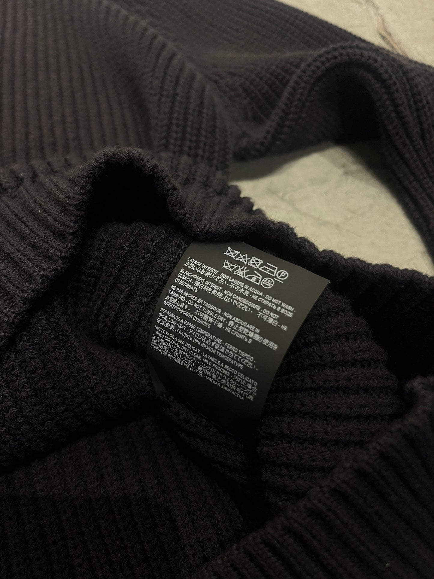 Saint Laurent FW18 Lace Knit Hoodie
