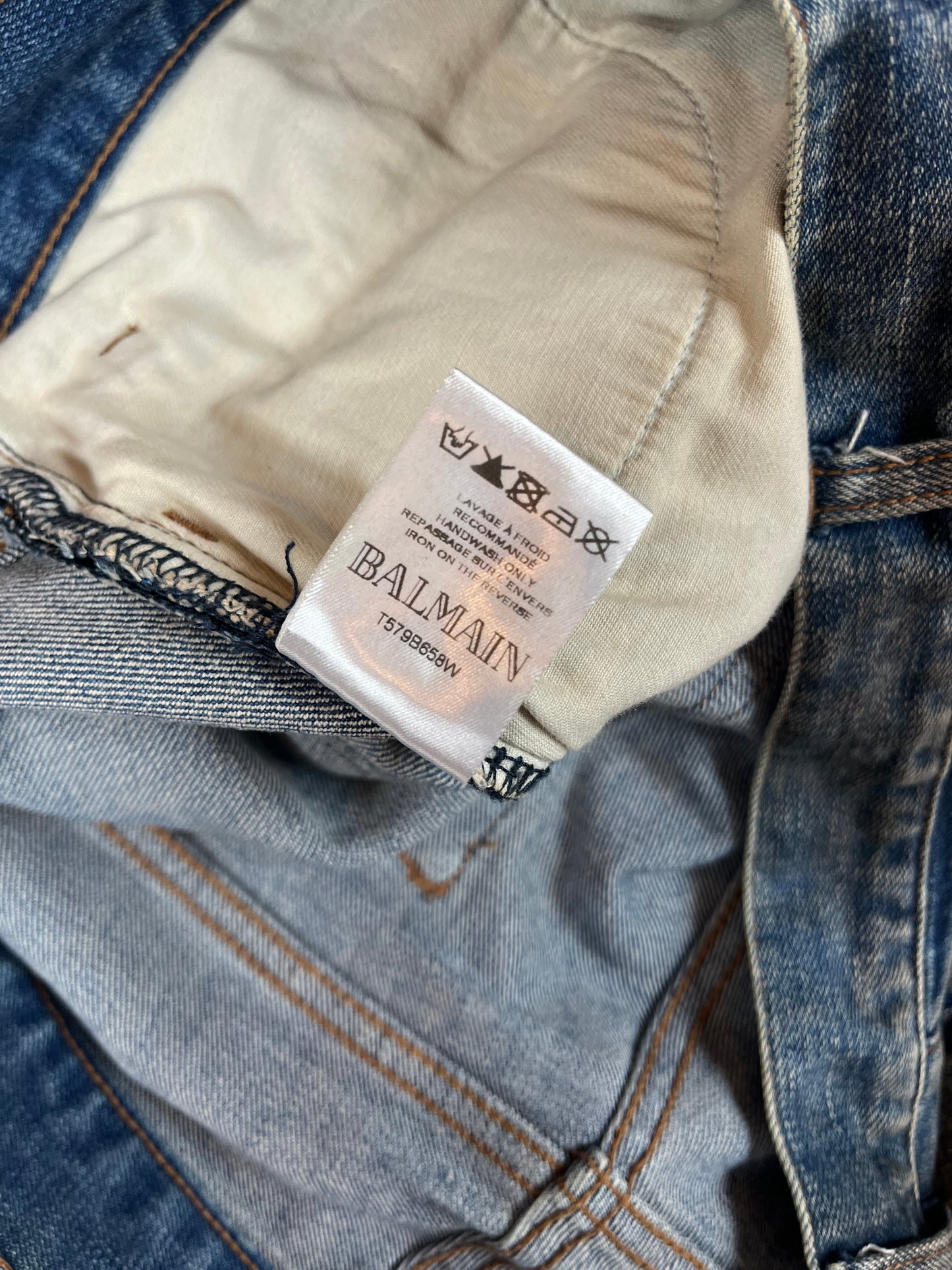 Balmain Dirt Wash Denim