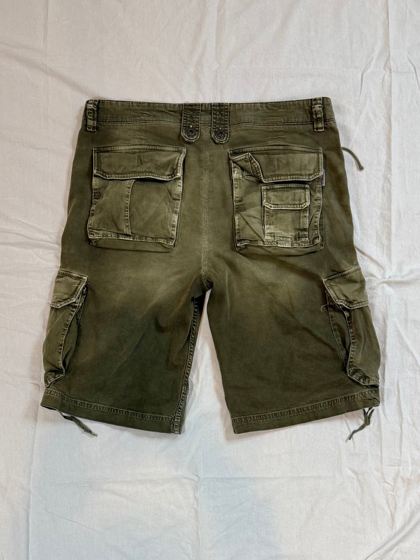 Dolce & Gabbana Faded Green Cargo Shorts