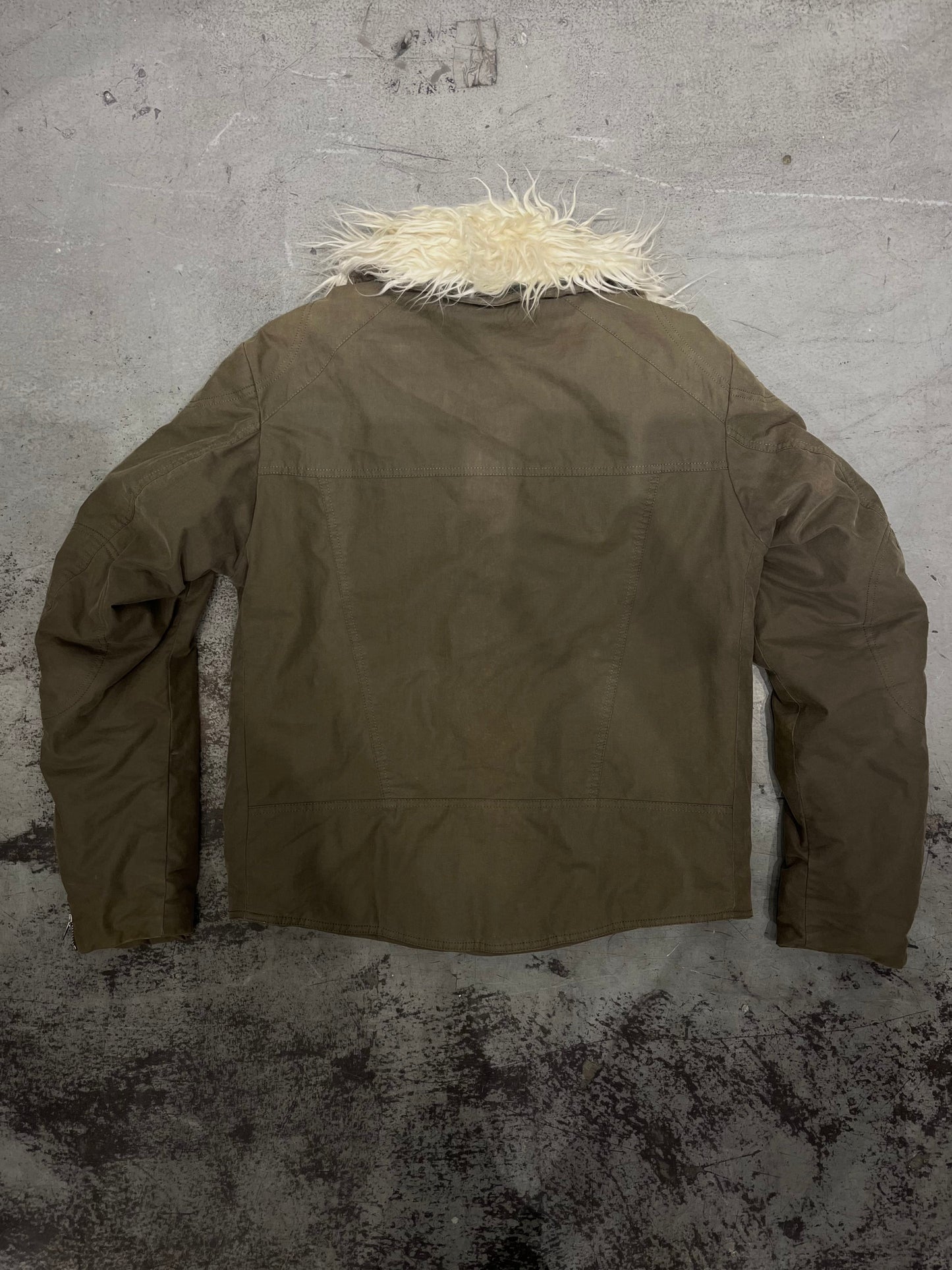 Helmut Lang AW99 Astro Biker Fur Jacket