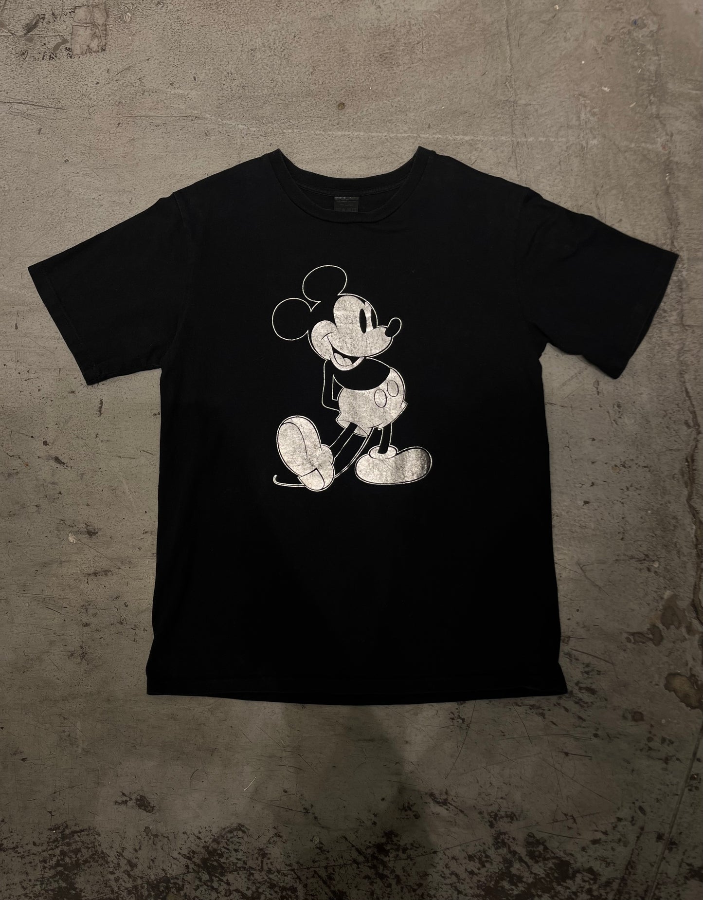 Number (n)ine Silver Mickey Mouse T-Shirt