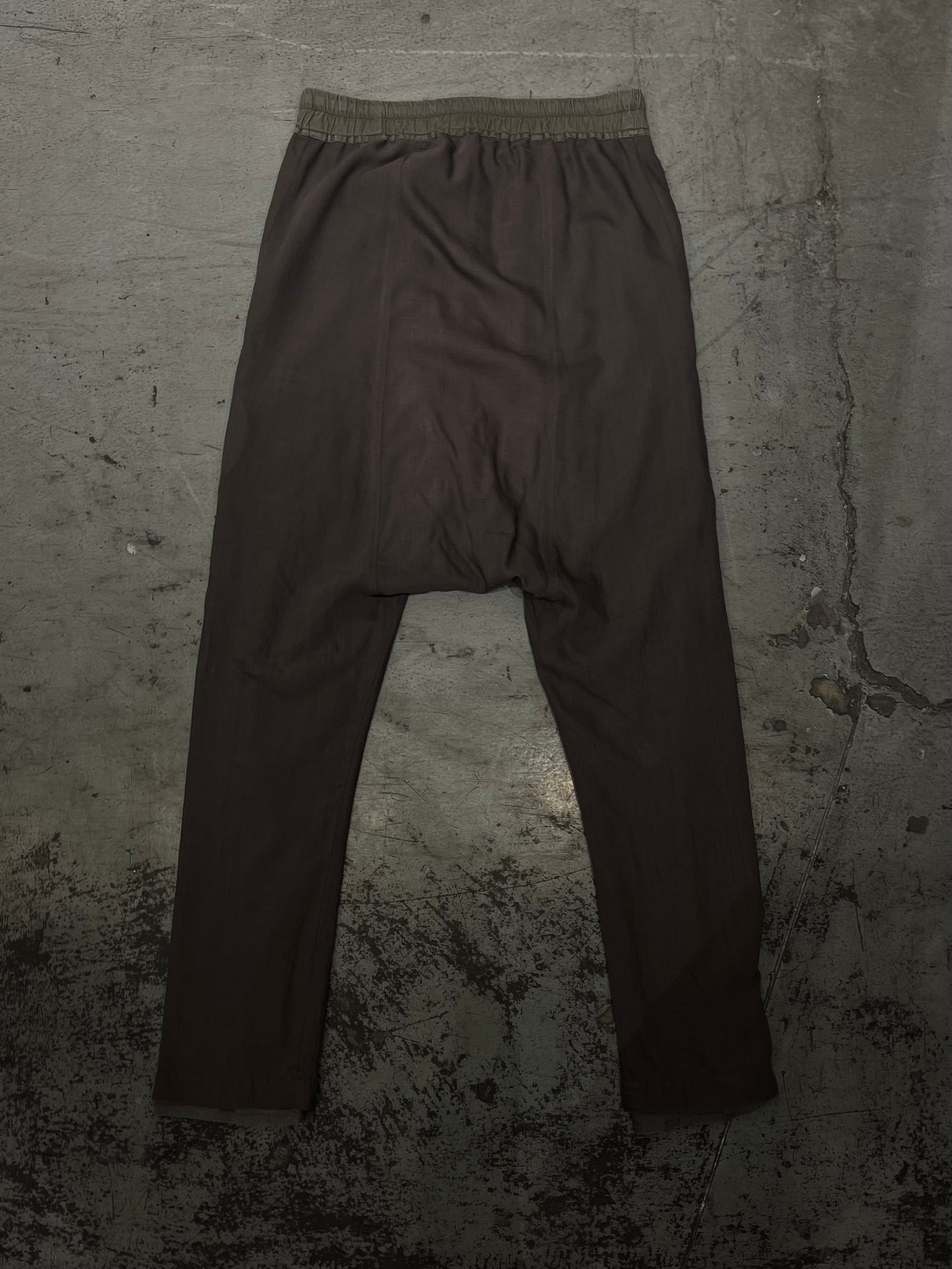 Rick Owens SS13 “Island” Cotton Drop Crotch Pants