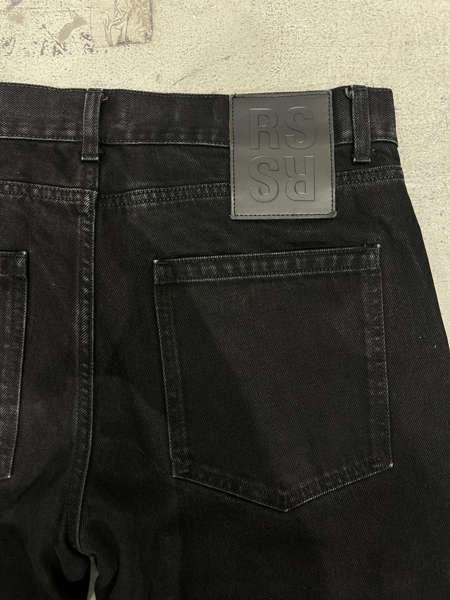 RAF SIMONS SS20 “Destroyed” Double Layer Denim