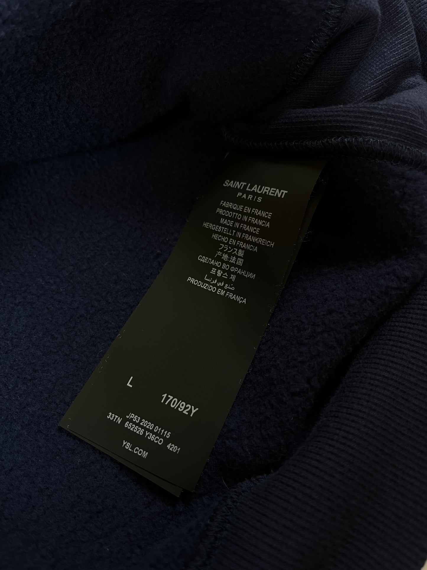Saint Laurent SS20 “Amour Cruel” Hoodie