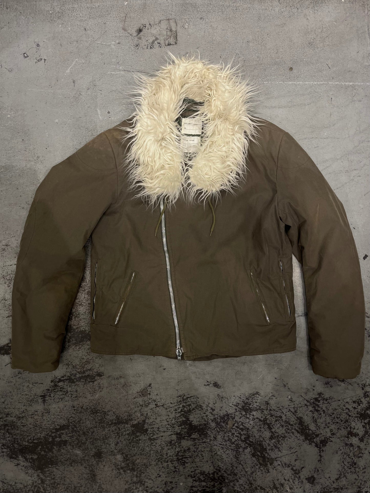 Helmut Lang AW99 Astro Biker Fur Jacket