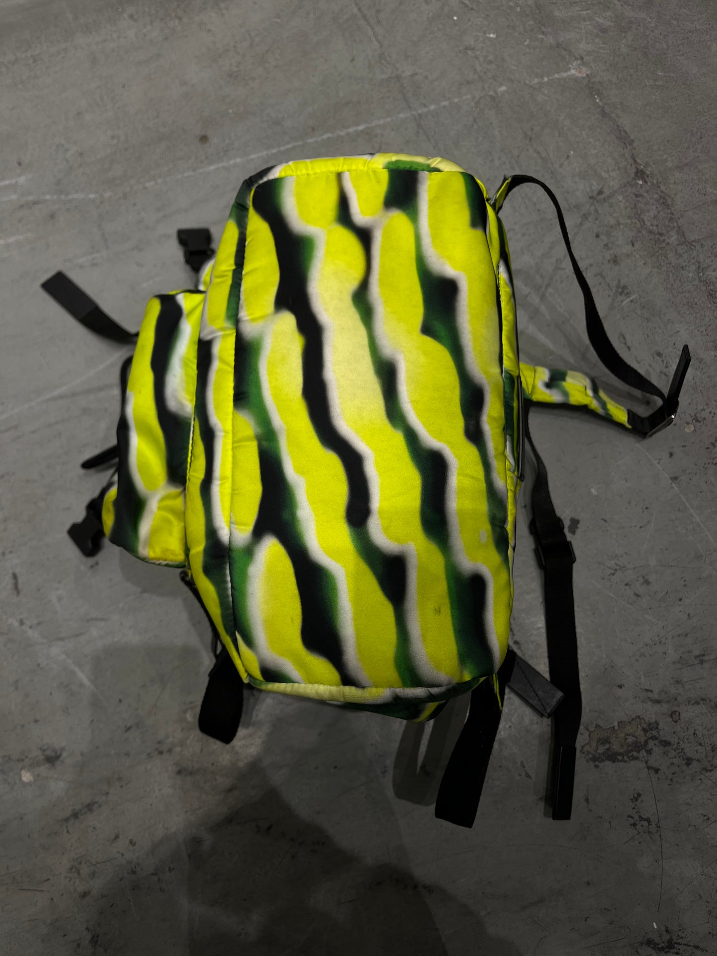 DRIES VAN NOTEN SS21 Len Lye Abstract Wave Dye Backpack
