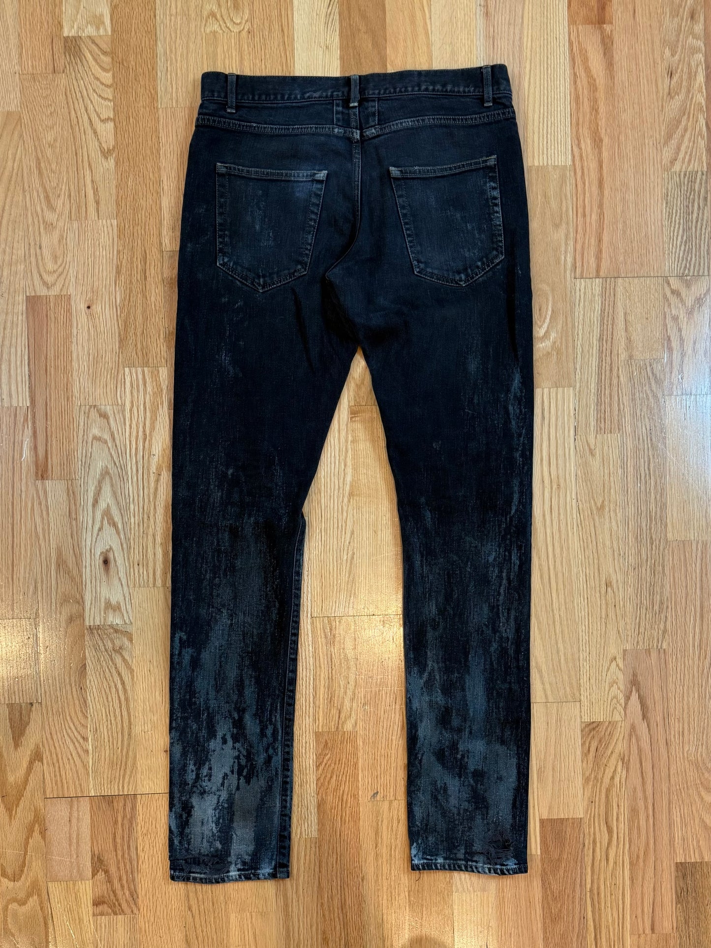 Saint Laurent FW14 Oil Stain Denim
