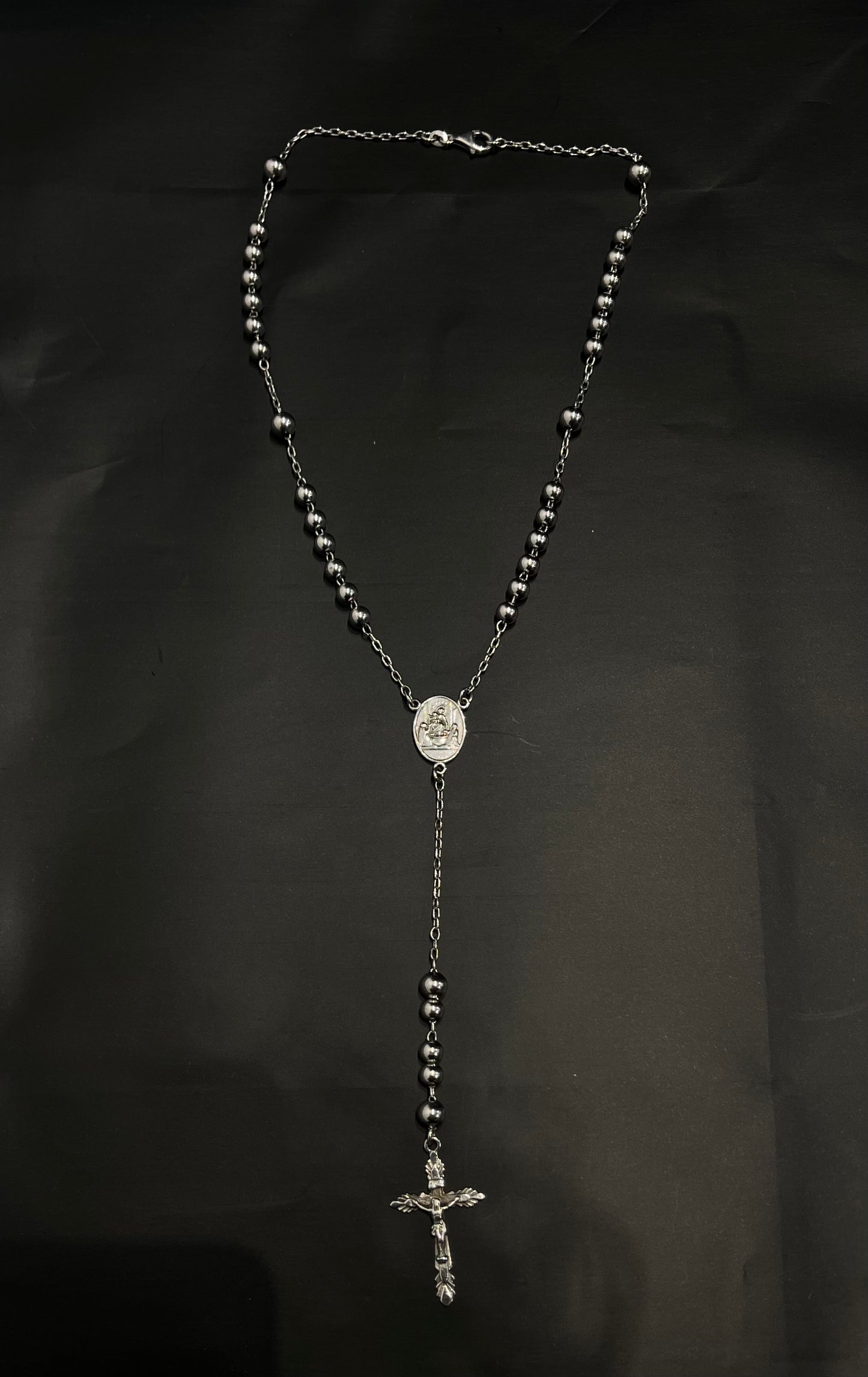 Dolce & Gabbana Rosary Silver Necklace