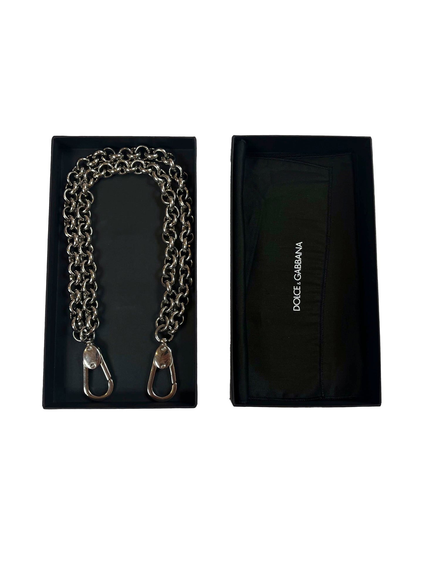 Dolce & Gabbana Silver Wallet Chain