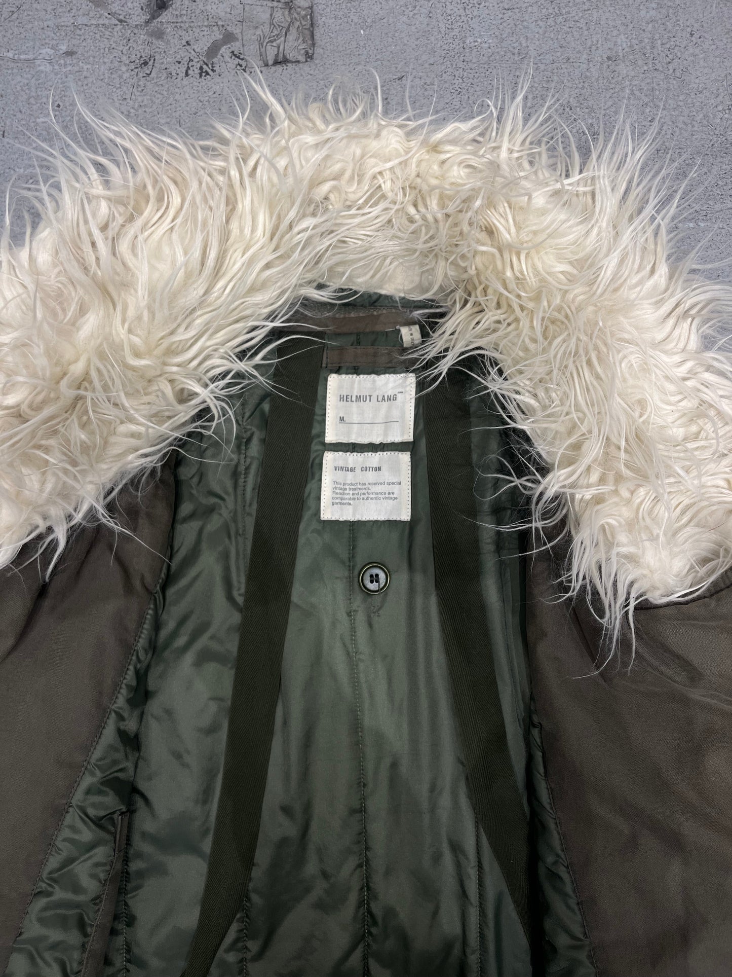 Helmut Lang AW99 Astro Biker Fur Jacket