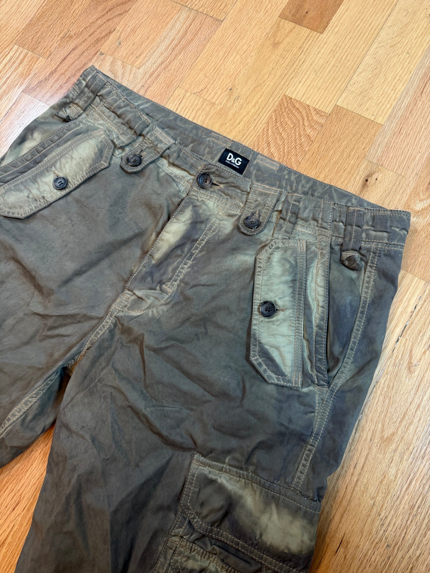 Dolce & Gabbana Dyed Cargo Shorts