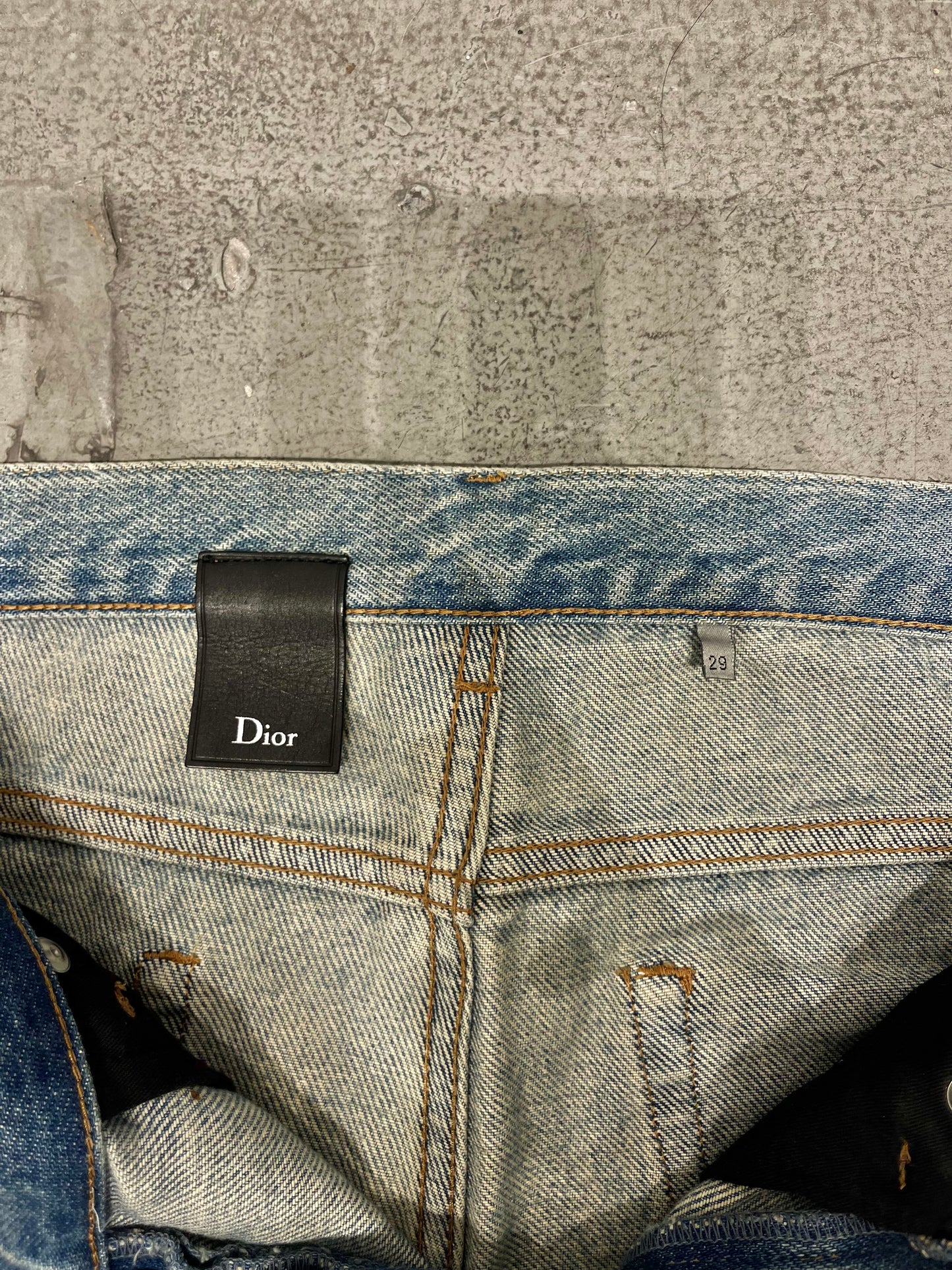 DIOR SS15 KVA Scribble Denim