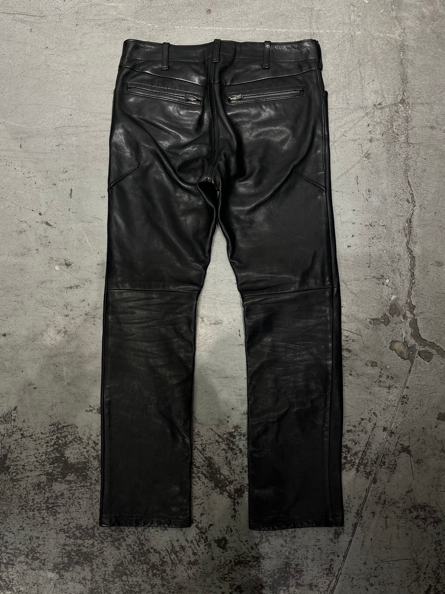 Number (N)ine SS99 “Enfant Terrible” Leather Pants