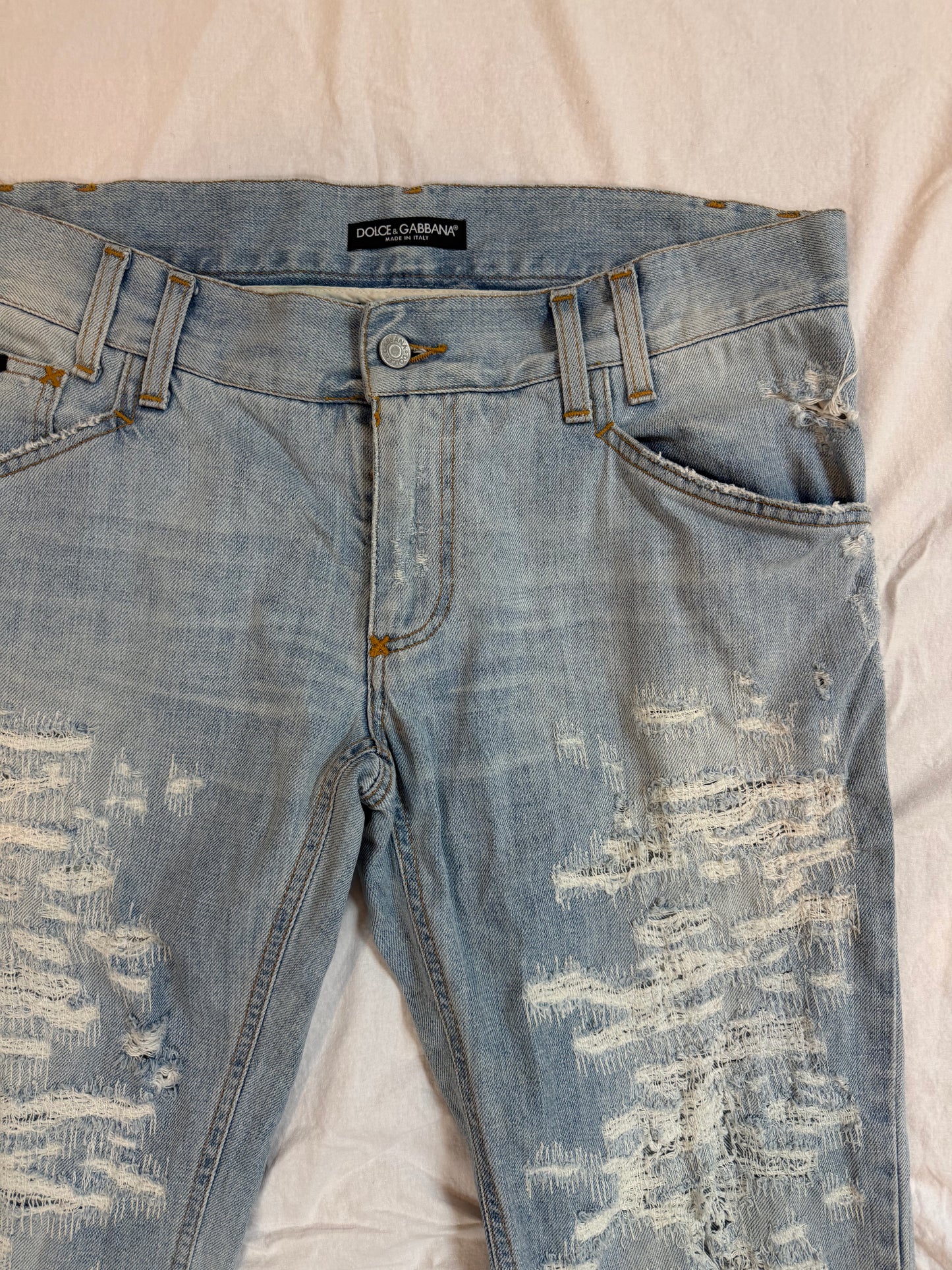 Dolce & Gabbana Distressed Denim