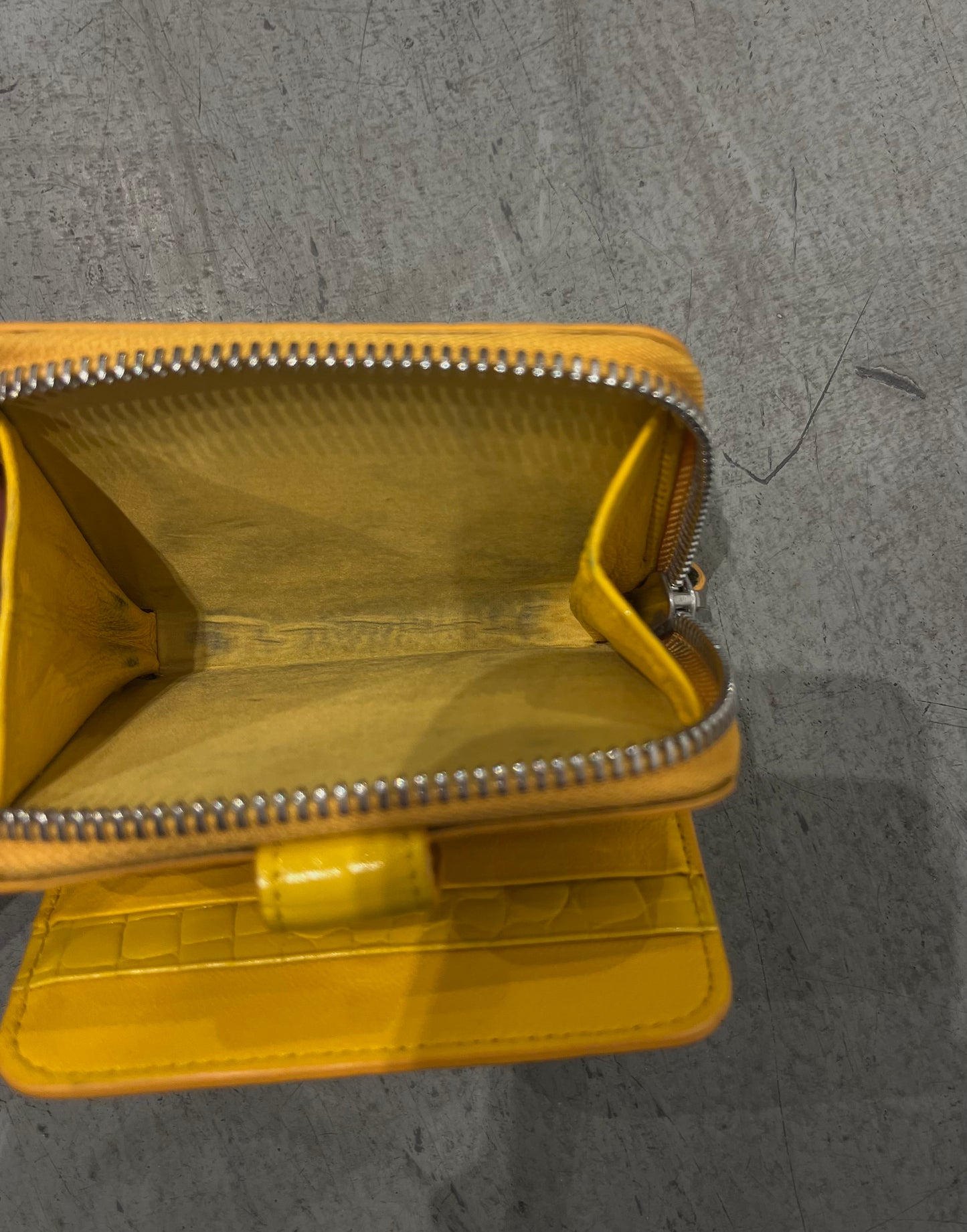 Maison Margiela Crocodile Embossed Leather Wallet