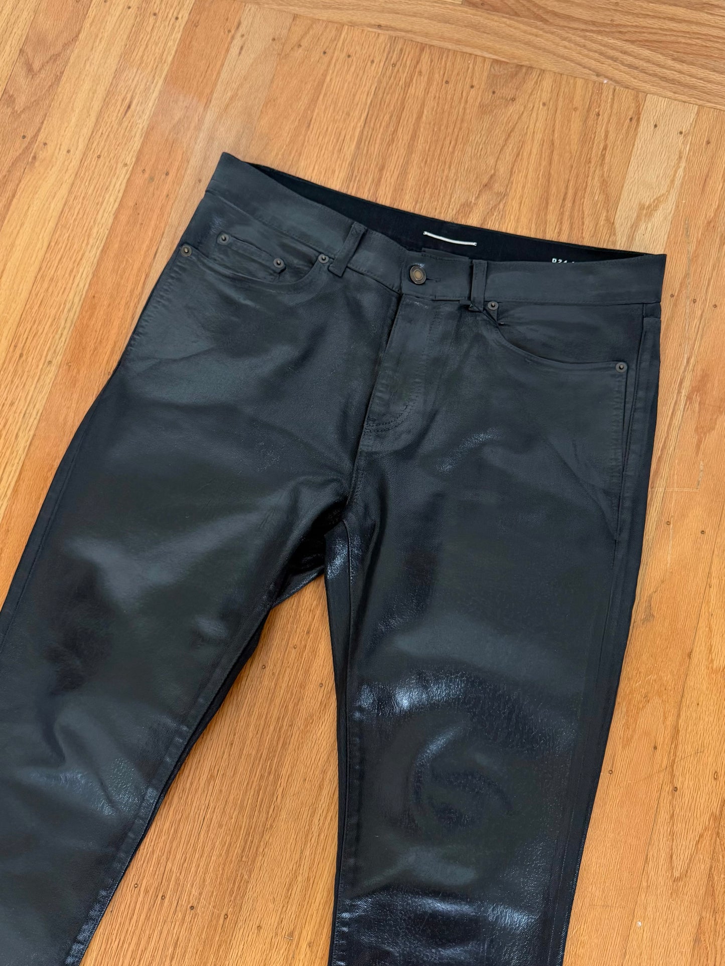 SAINT LAURENT FW20 OIL WAX DENIM