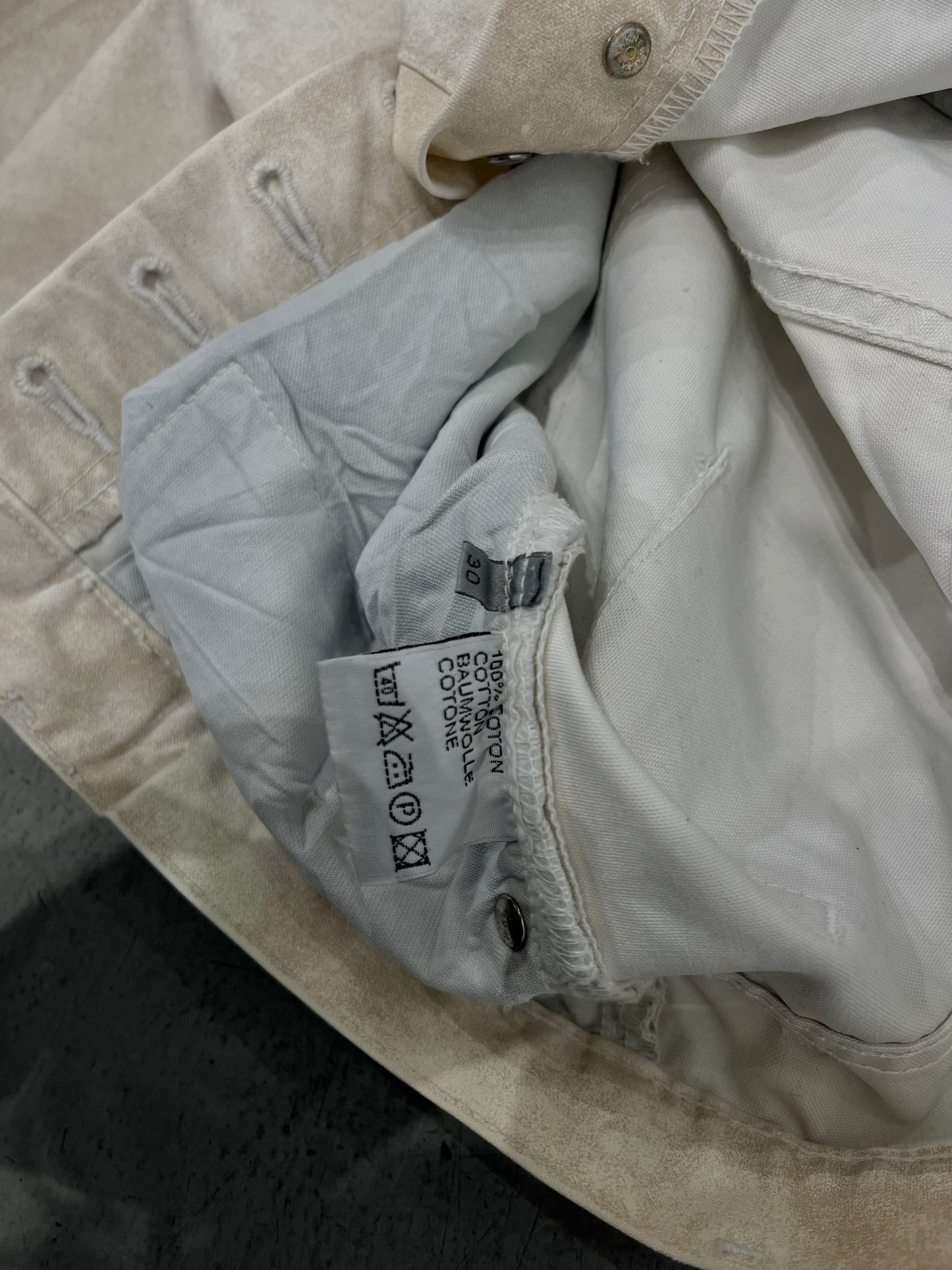 DIOR AW04 “Luster” by Hedi Slimane Waxed Denim
