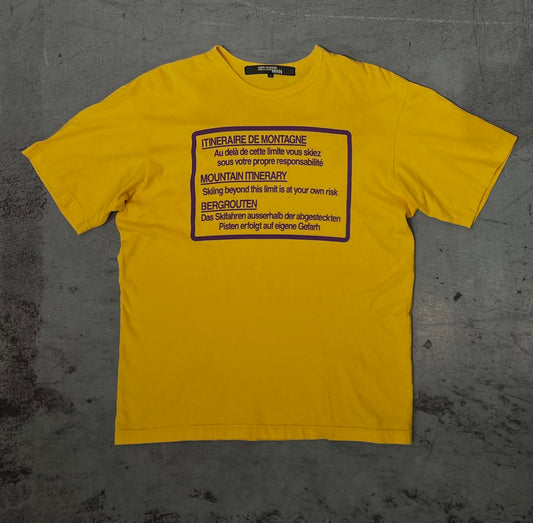 Junya Watanabe Comme Des Garçons Ski Caution Sign T-Shirt