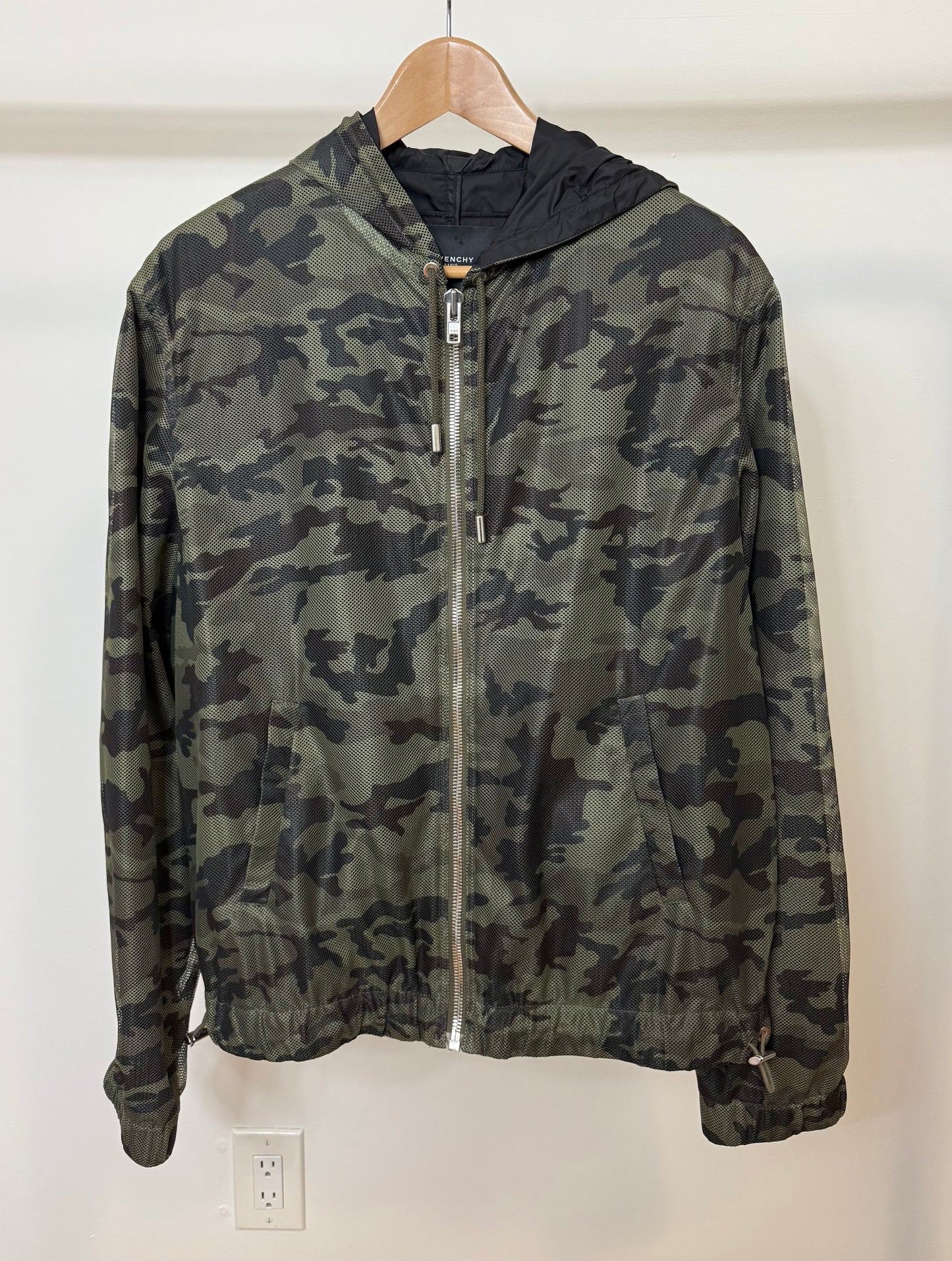 GIVENCHY BY RICCARDO TISCI CAMO MESH JACKET