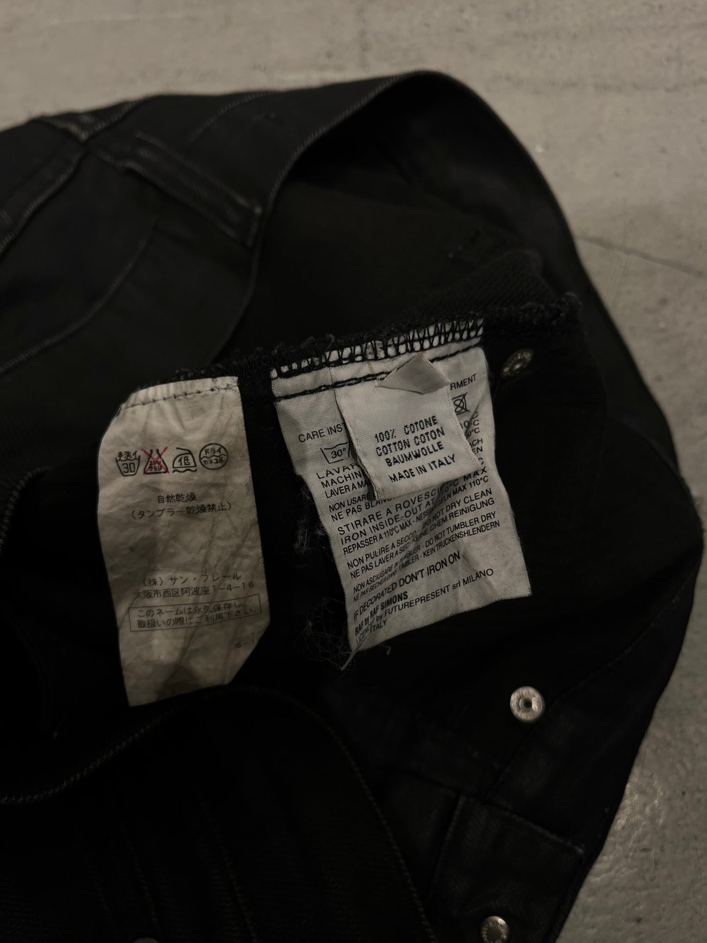 RAF SIMONS MA-1 Cargo Pocket Denim
