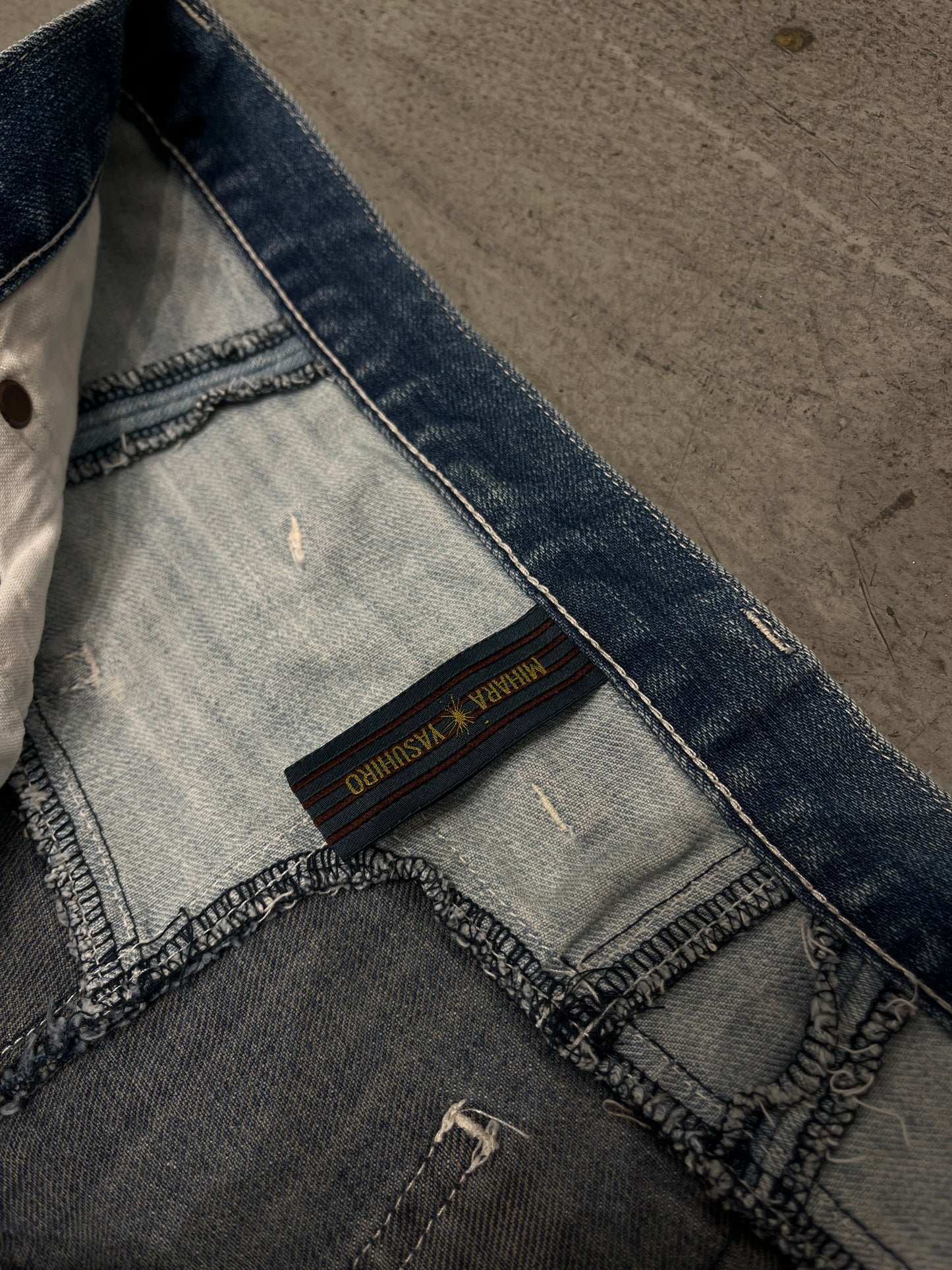 MIHARAYASUHIRO Reconstructed Panel Denim
