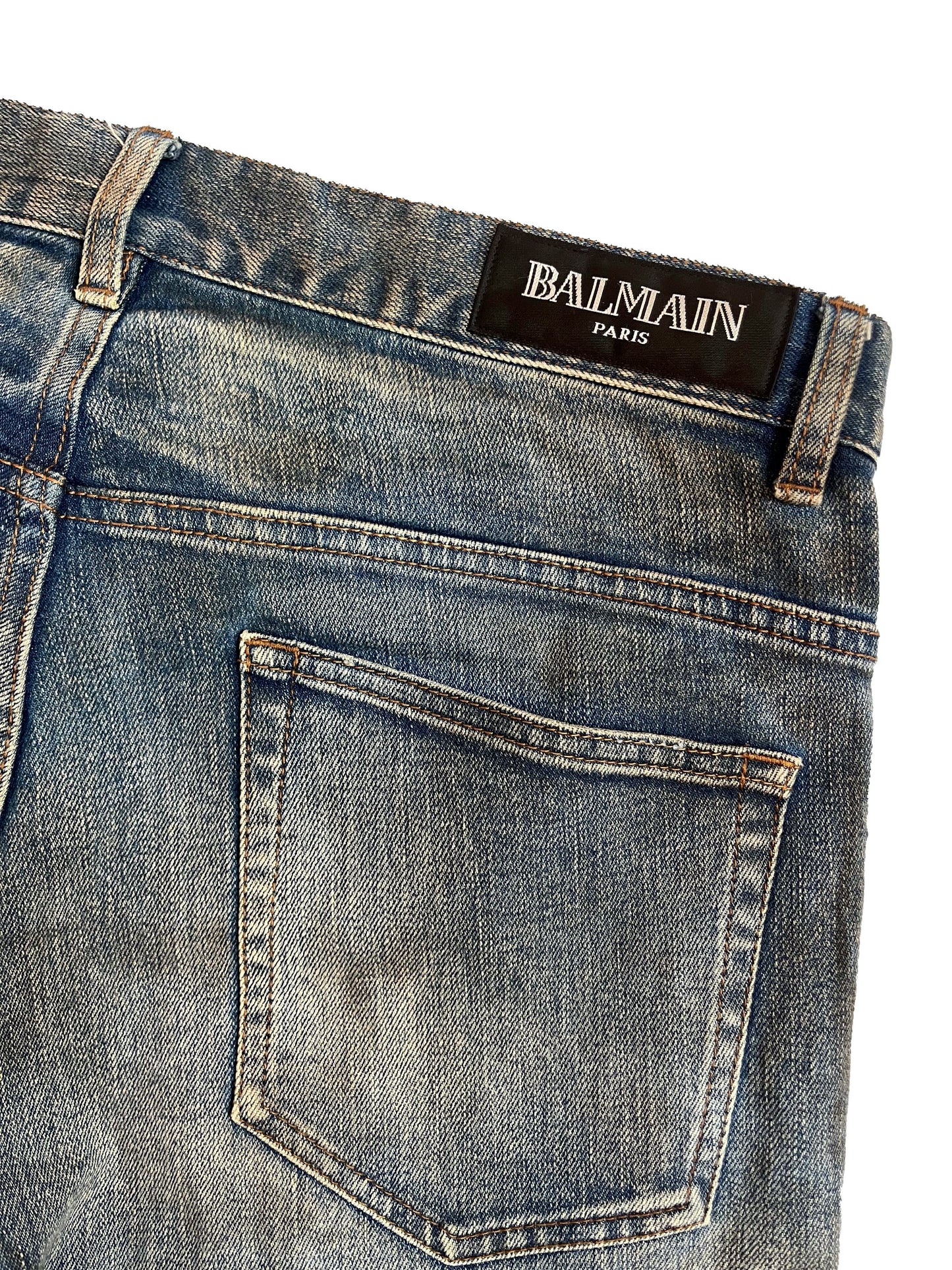 Balmain Dirt Wash Denim