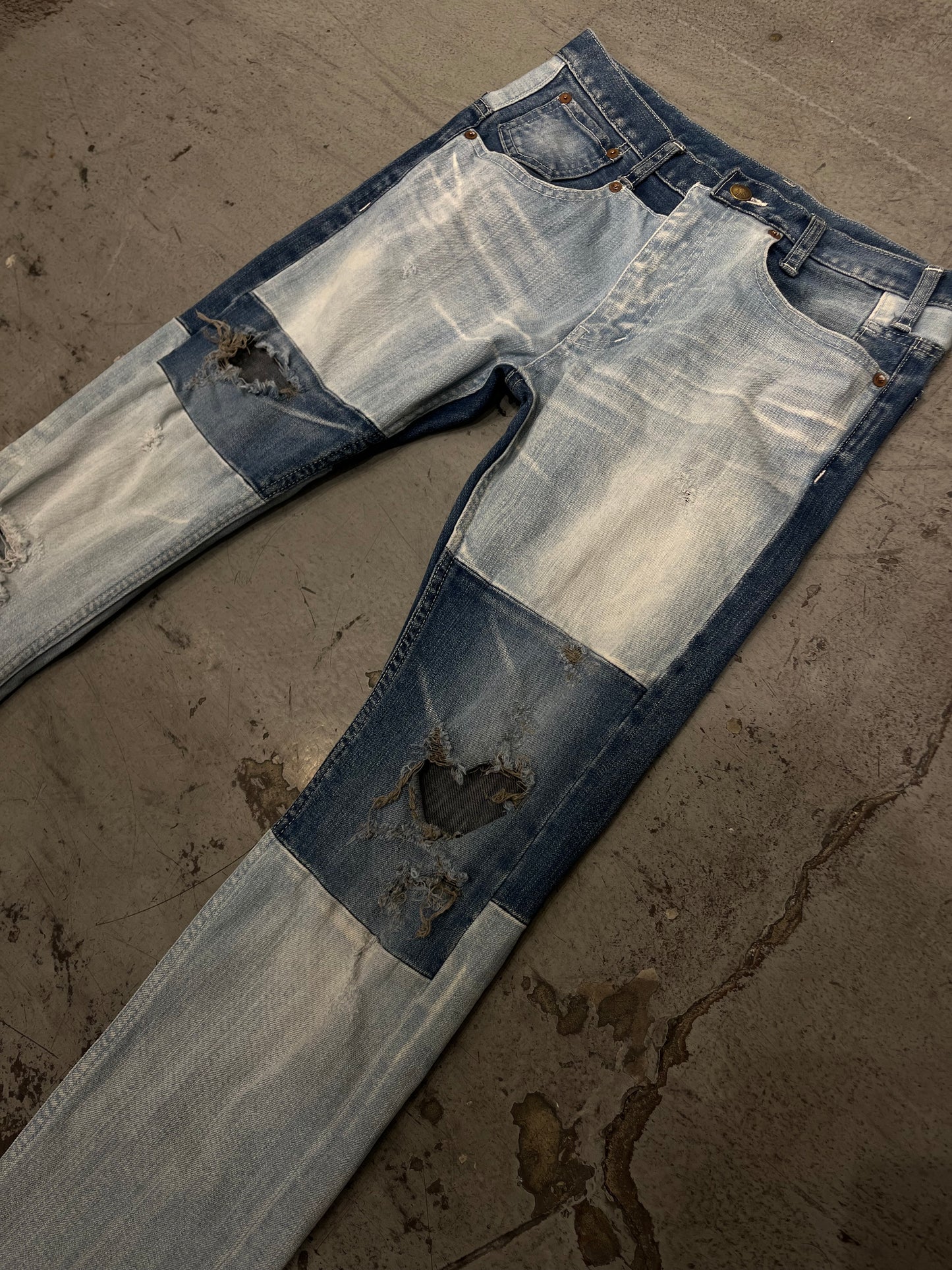 MIHARAYASUHIRO Reconstructed Panel Denim