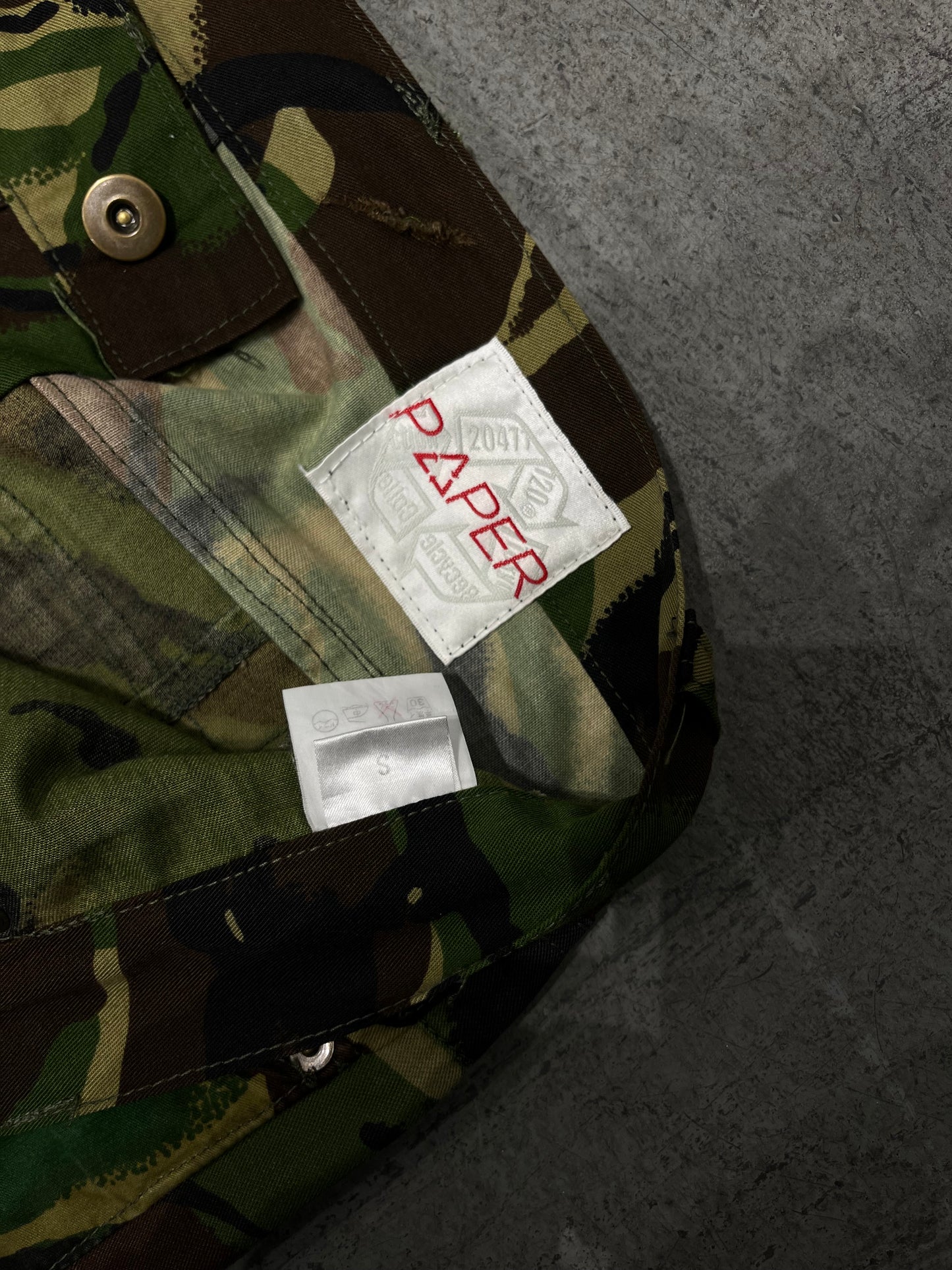 20471120 Paper Recycled Camo Pants