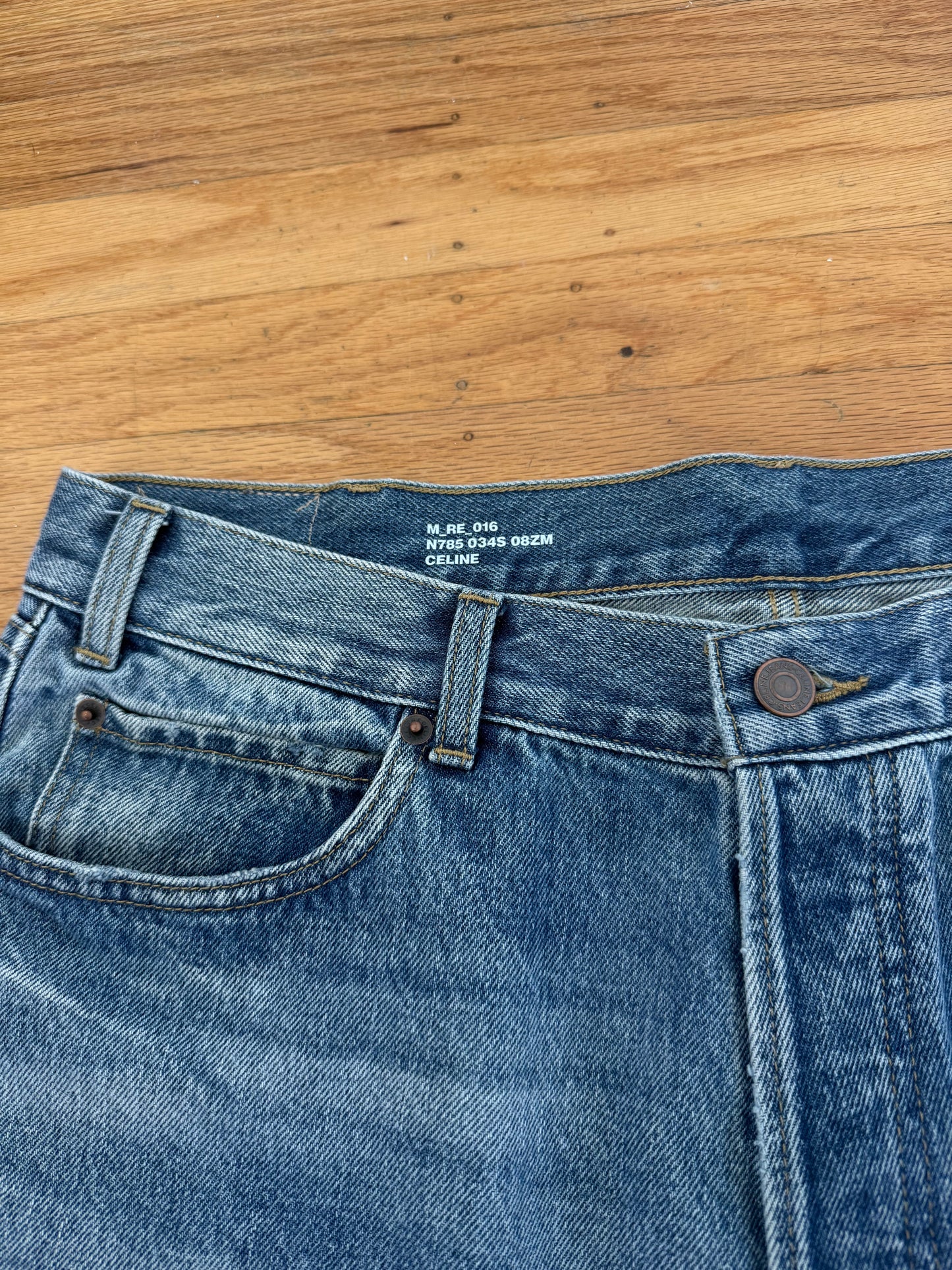 CELINE SS23 BY HEDI SLIMANE WESLEY JEANS