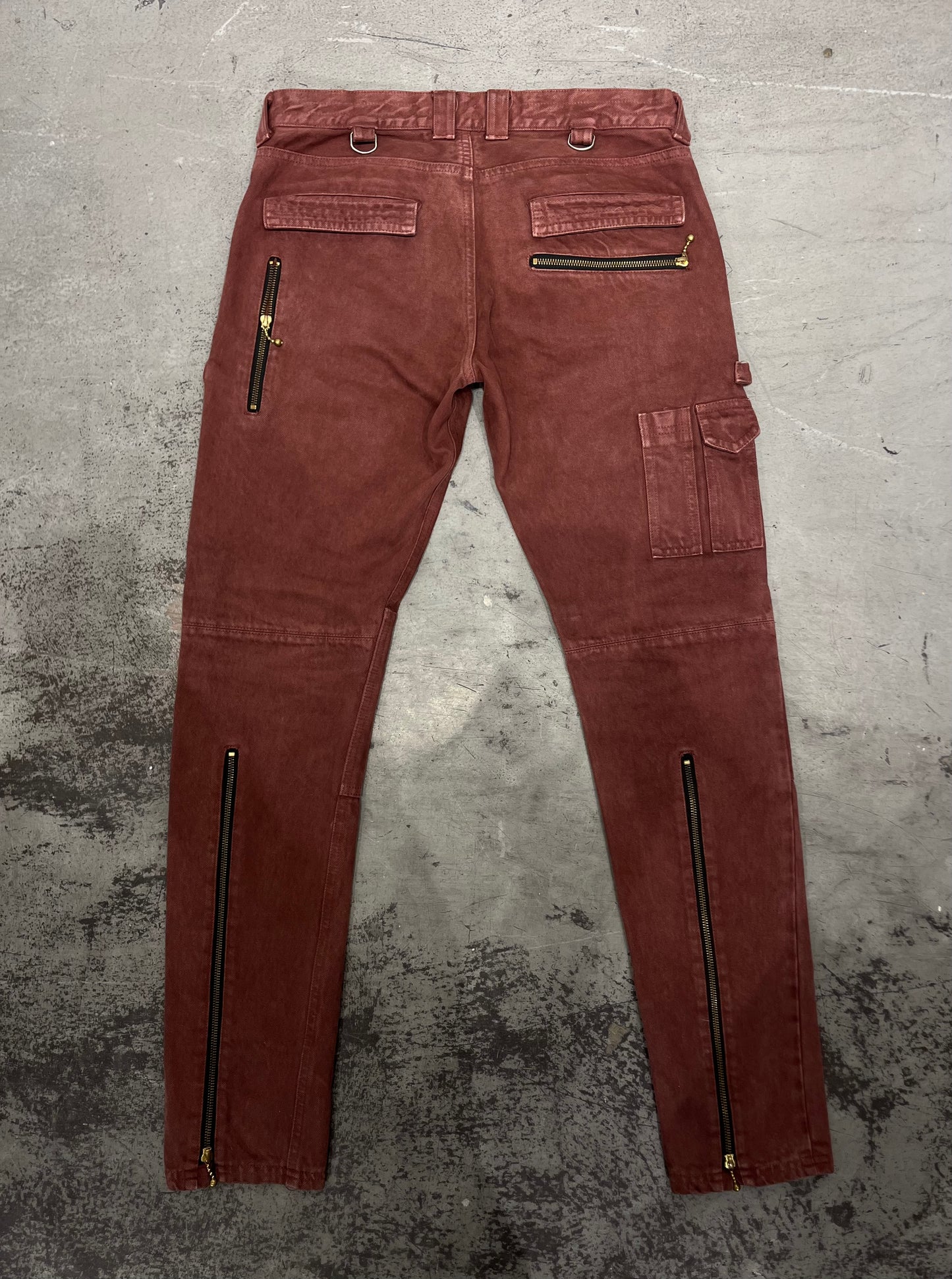 BLACKMEANS 5 Zip Moto Denim