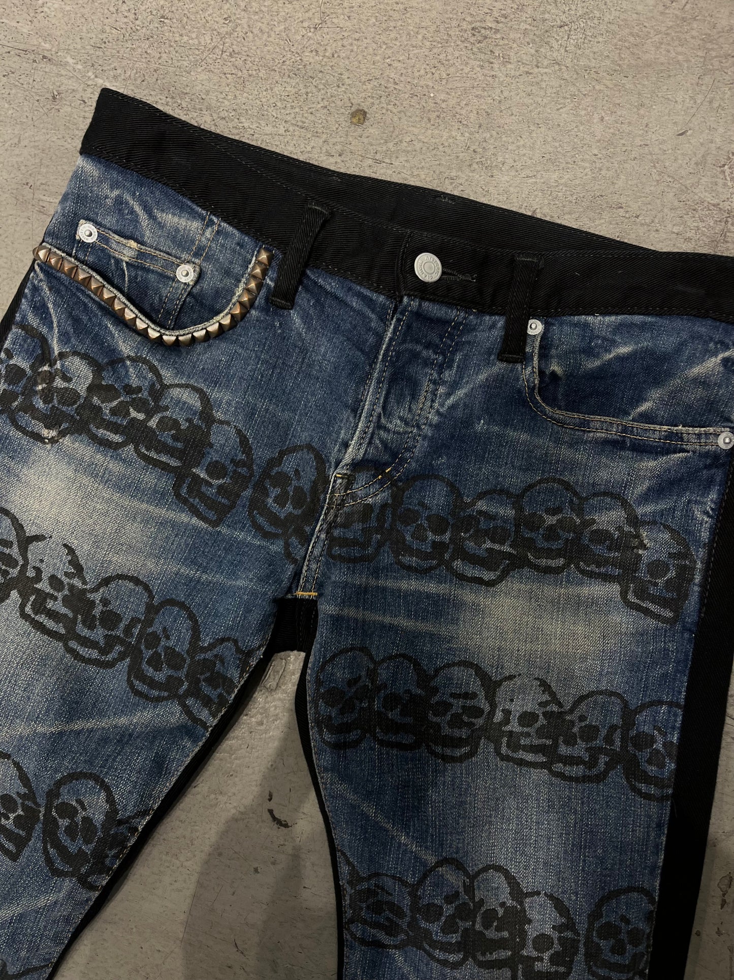 Hysteric Glamour Hybrid Skull Denim