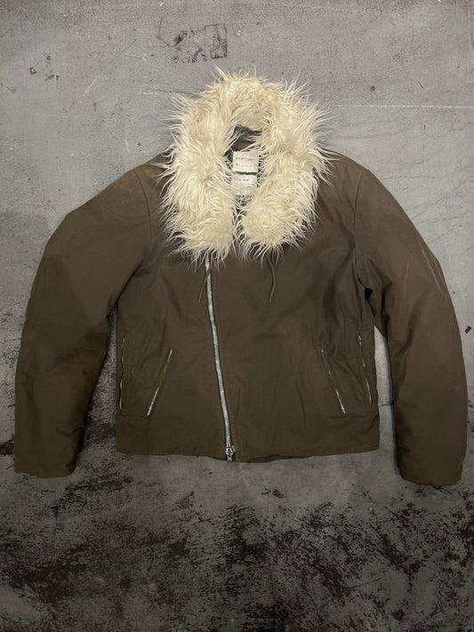 Helmut Lang AW99 Astro Biker Fur Jacket