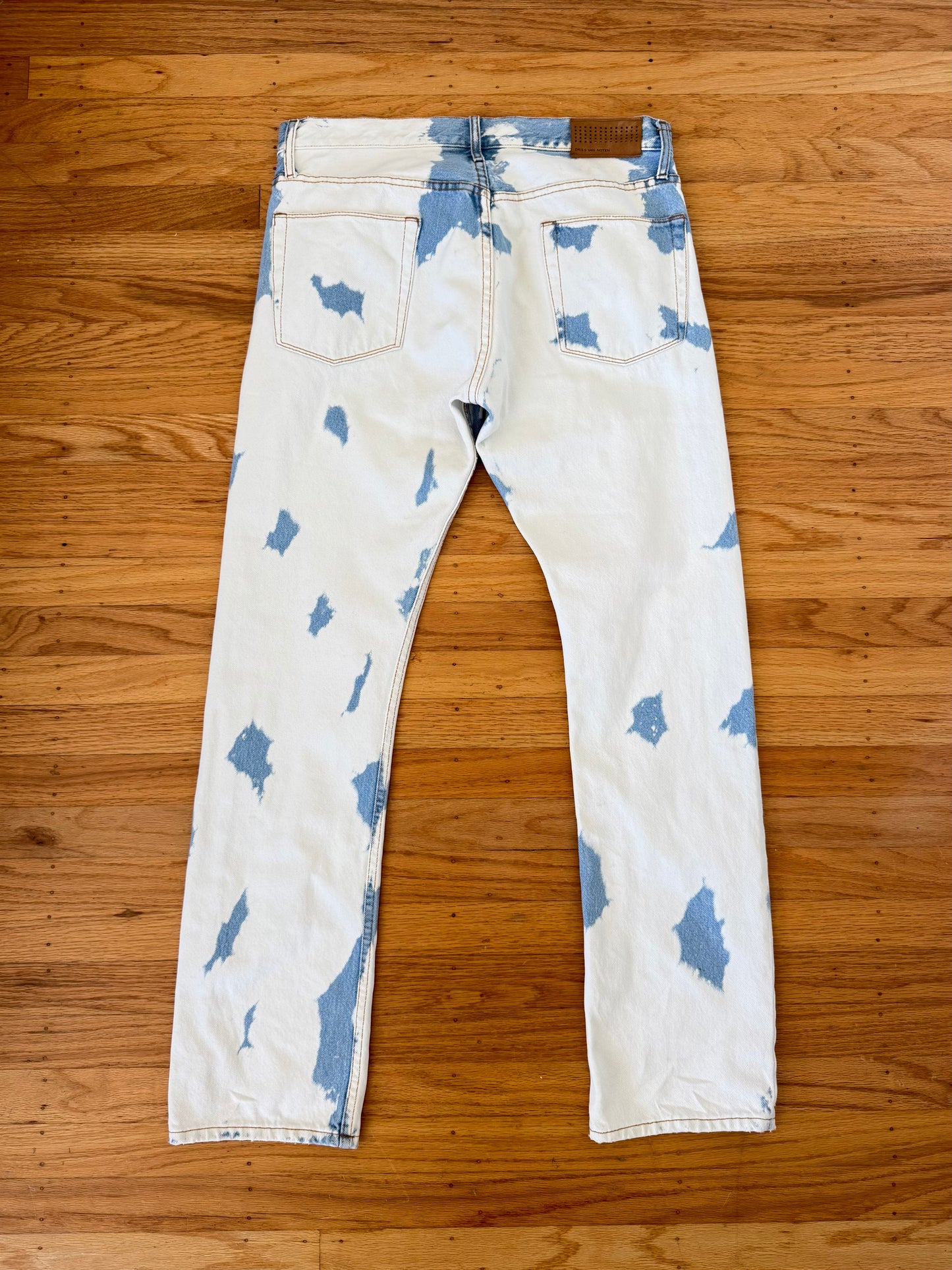 DRIES VAN NOTEN SS11 BLEACH DYED DENIM