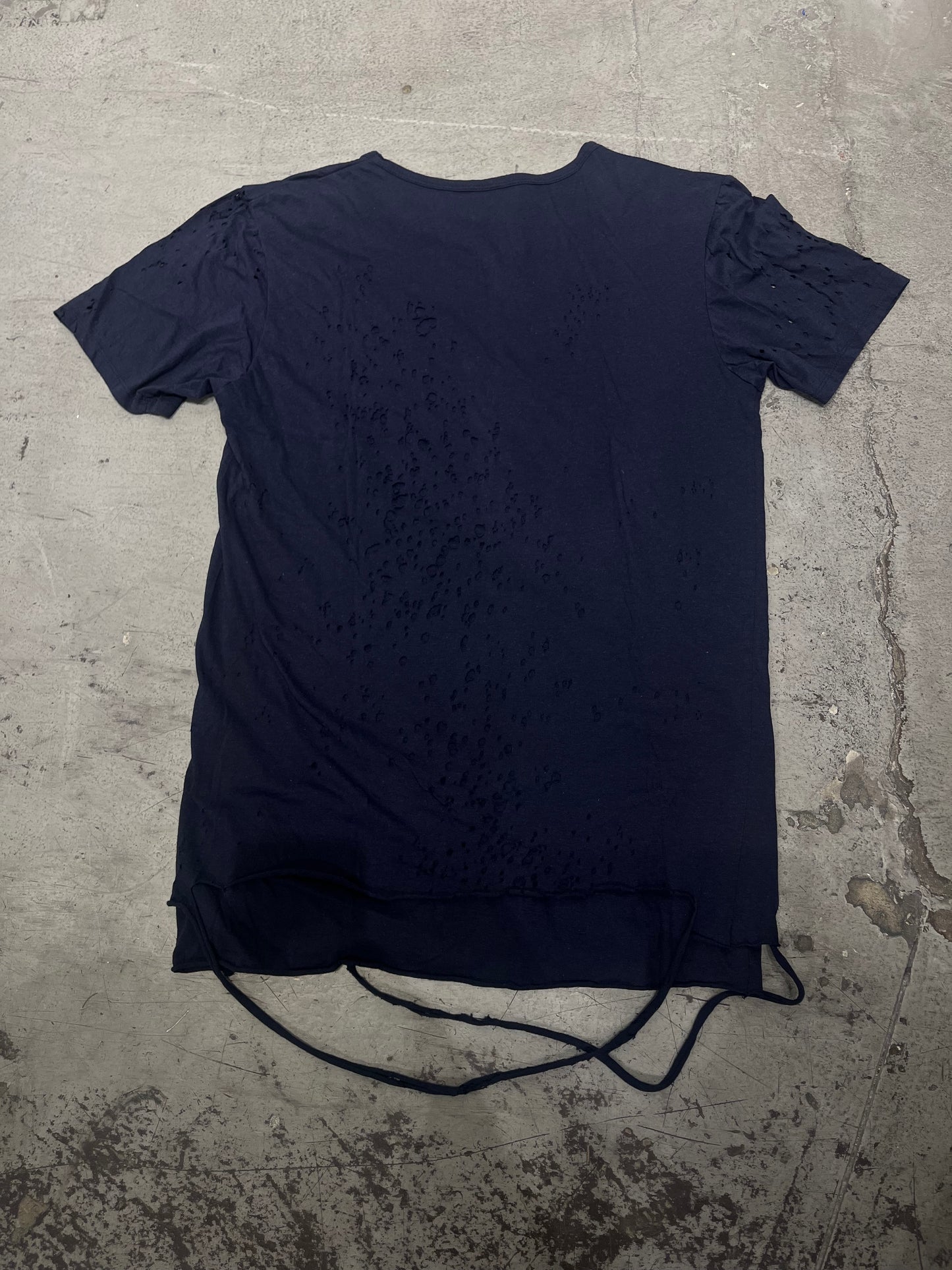 MIHARAYASUHIRO Double Layer Distressed T-Shirt