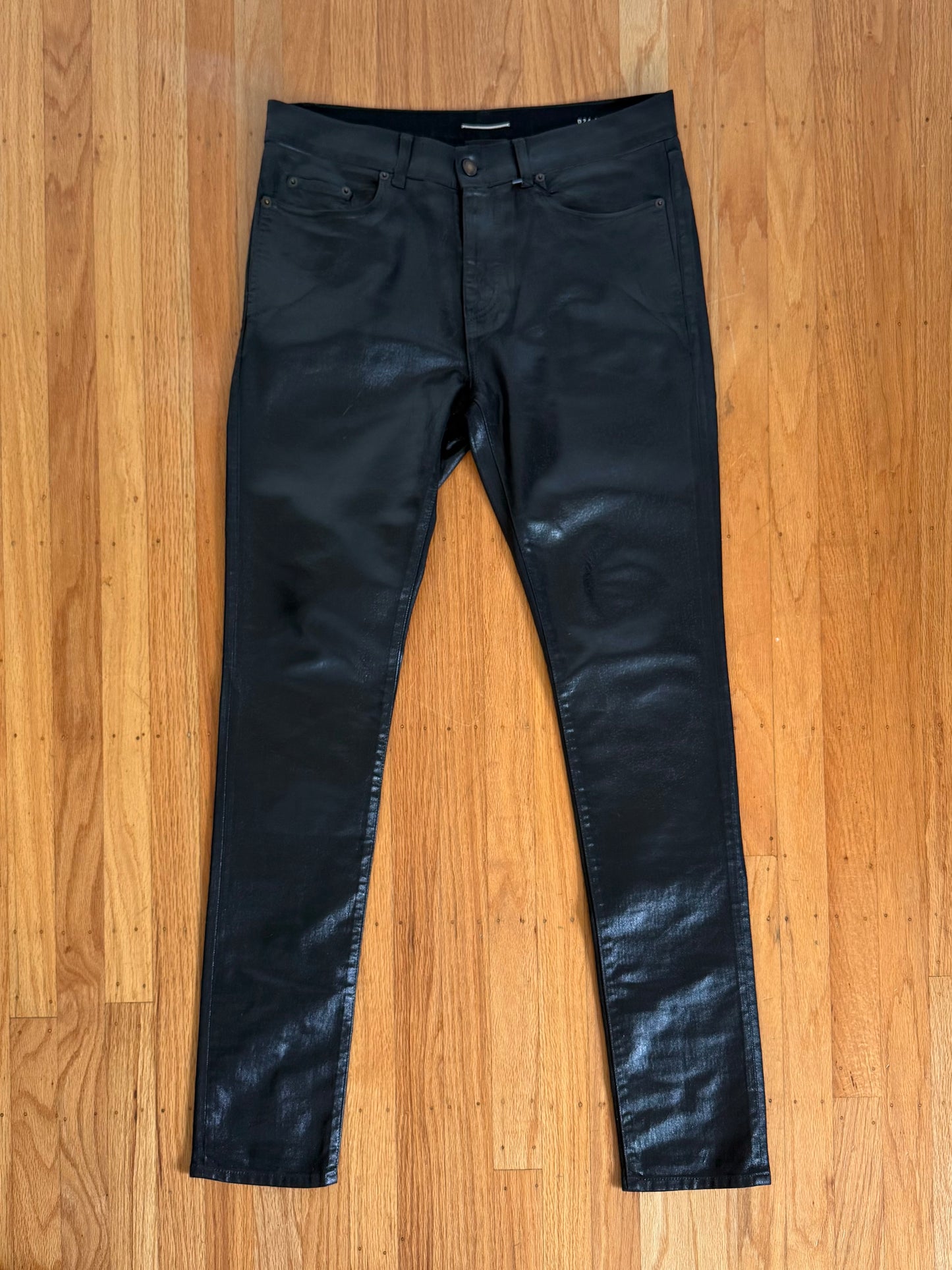 SAINT LAURENT FW20 OIL WAX DENIM