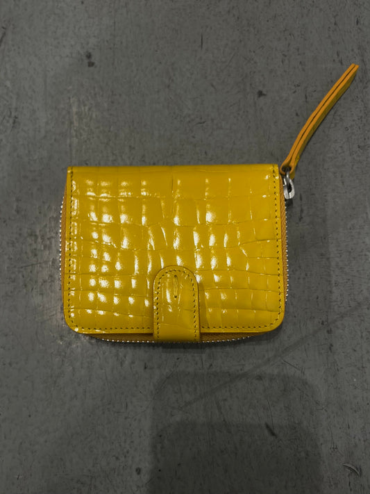 Maison Margiela Crocodile Embossed Leather Wallet