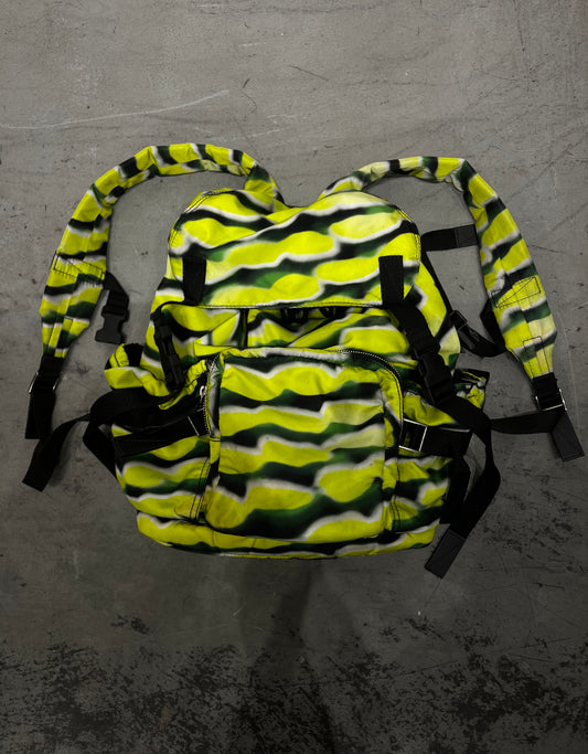DRIES VAN NOTEN SS21 Len Lye Abstract Wave Dye Backpack