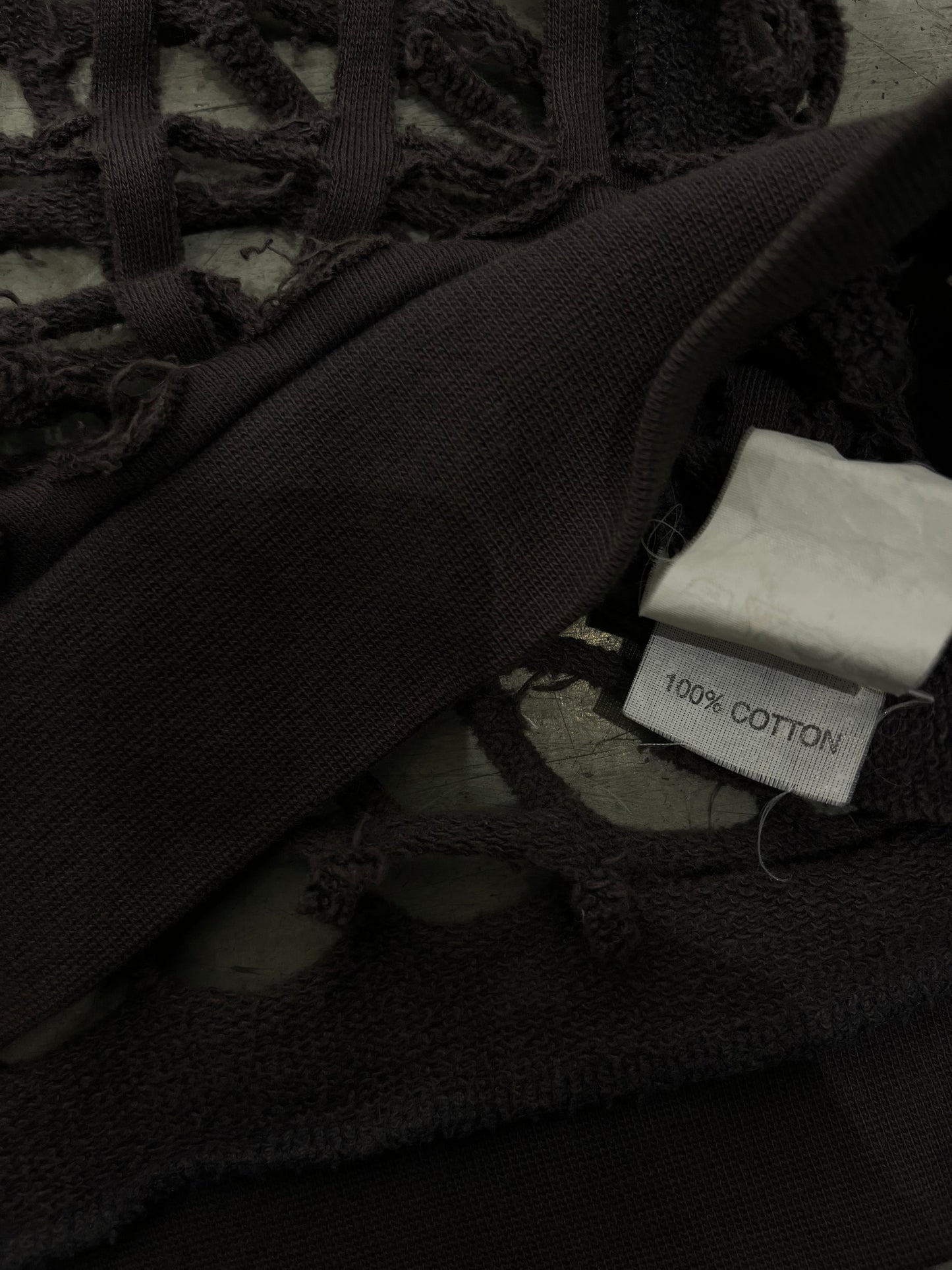 Raf Simons SS06 “Icarus Surgit” Laser Cut Hoodie