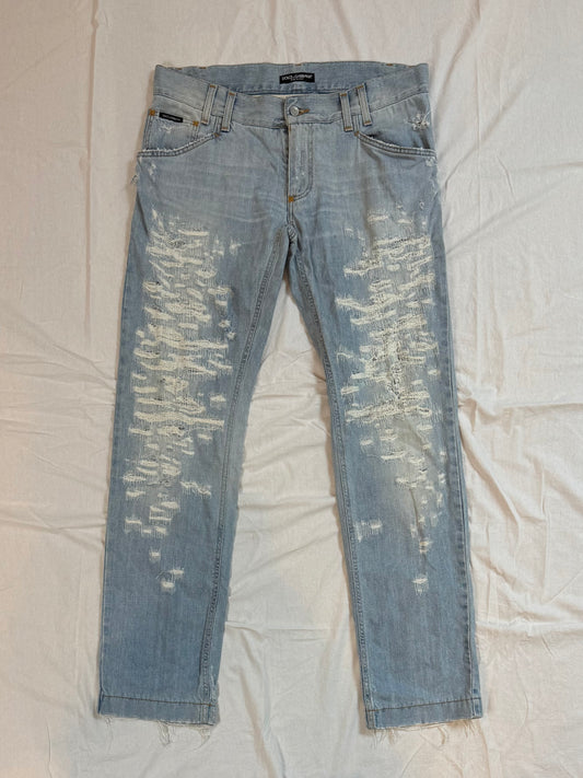 Dolce & Gabbana Distressed Denim