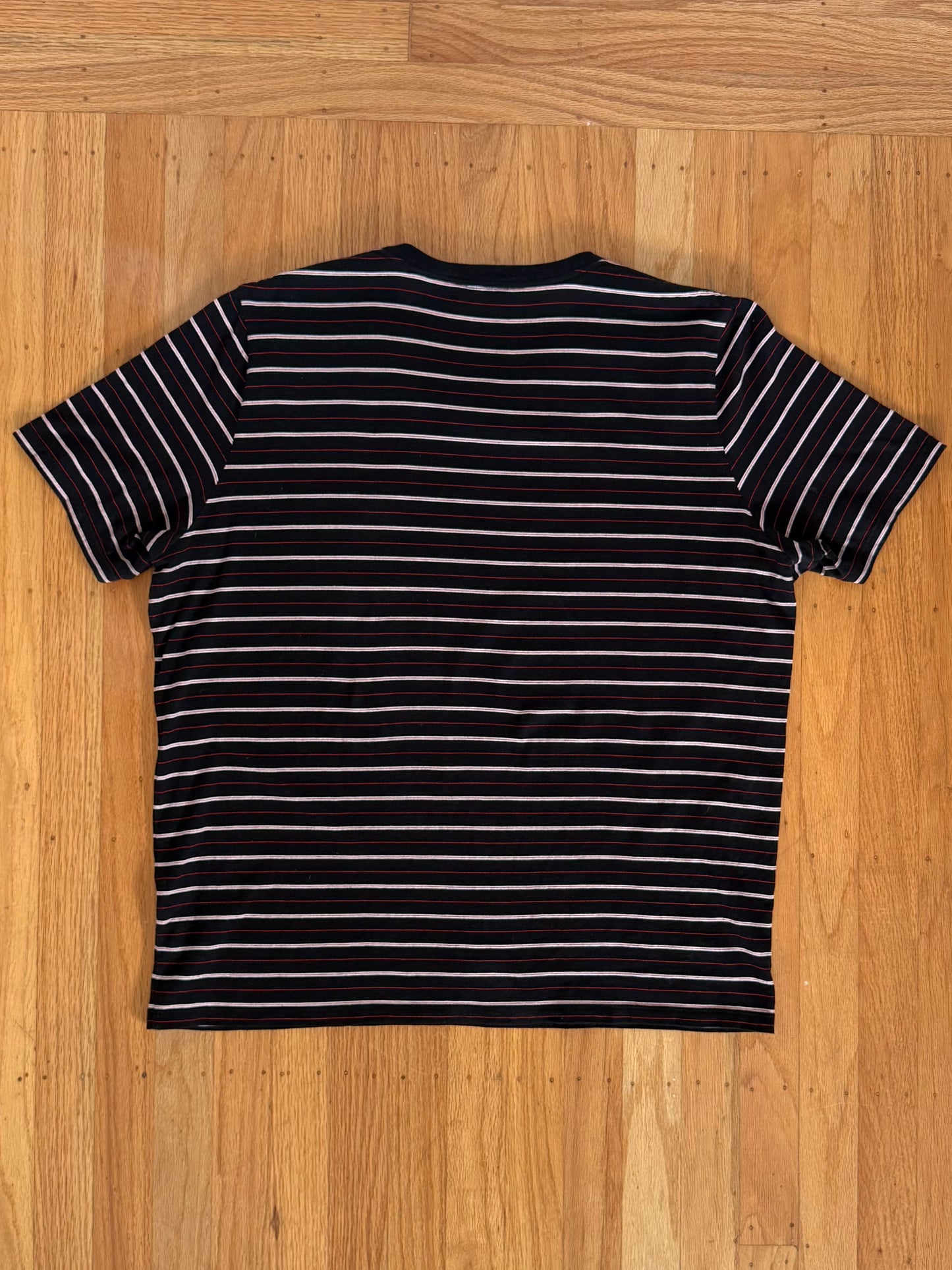 SAINT LAURENT SS20 STRIPED POCKET T-SHIRT