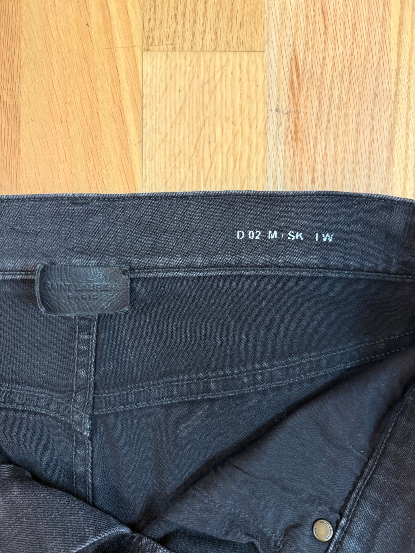 Saint Laurent FW21 Waxed Denim