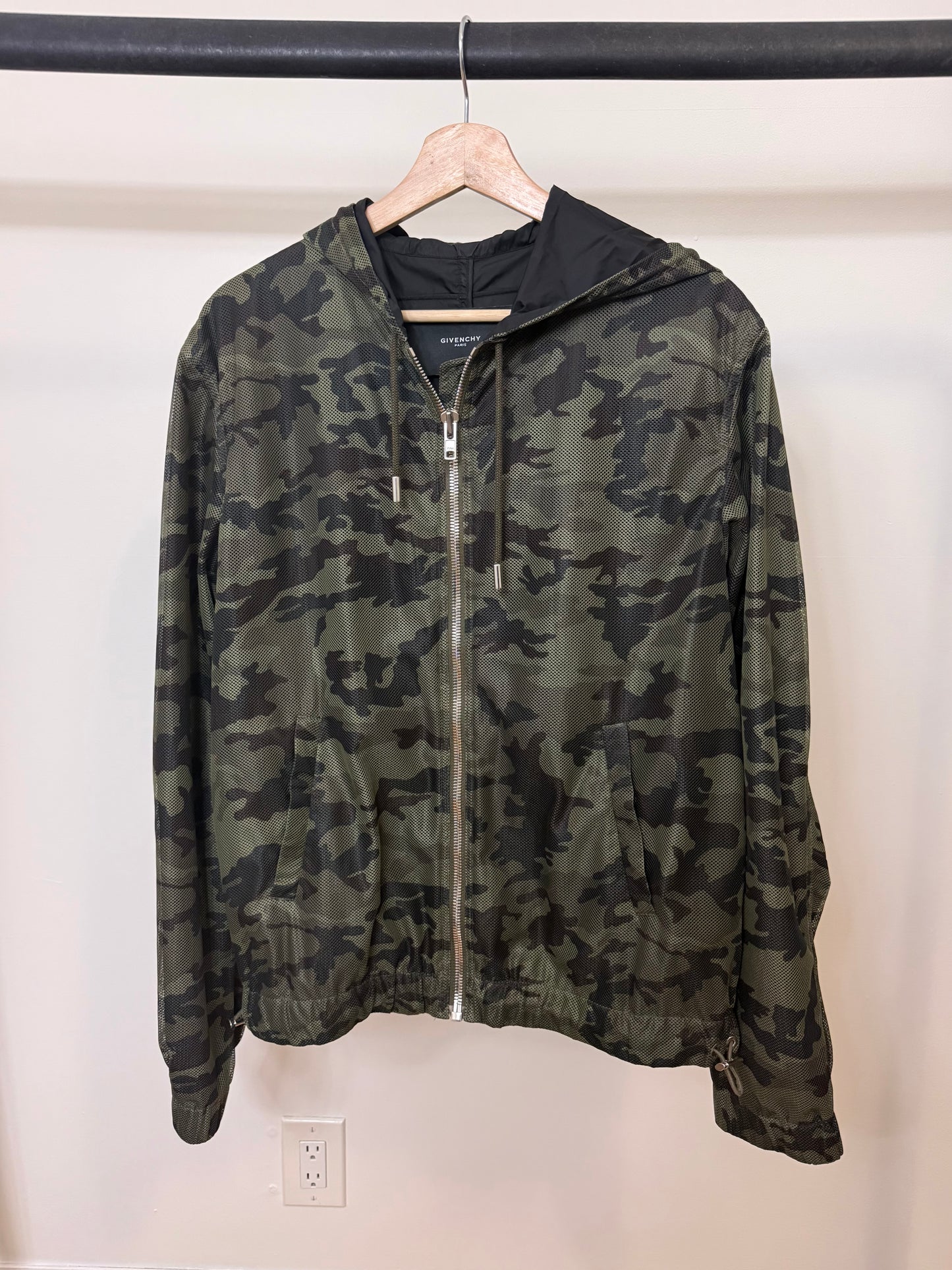 GIVENCHY BY RICCARDO TISCI CAMO MESH JACKET